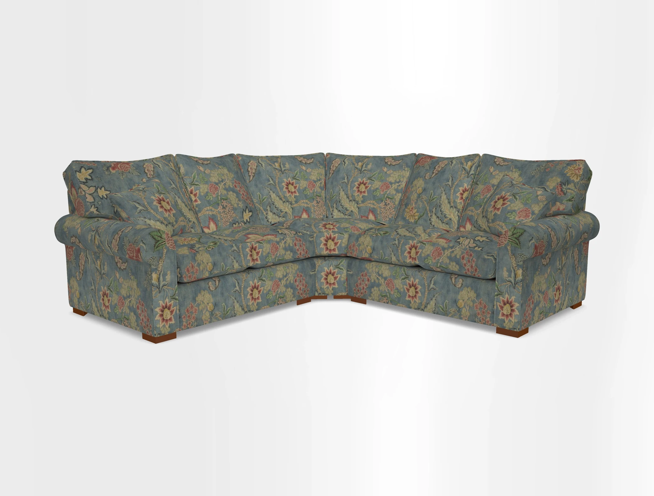 Upperton Corner Sofa RHF & LHF in Two Tone Plain Biscuit  - Loose cover option available