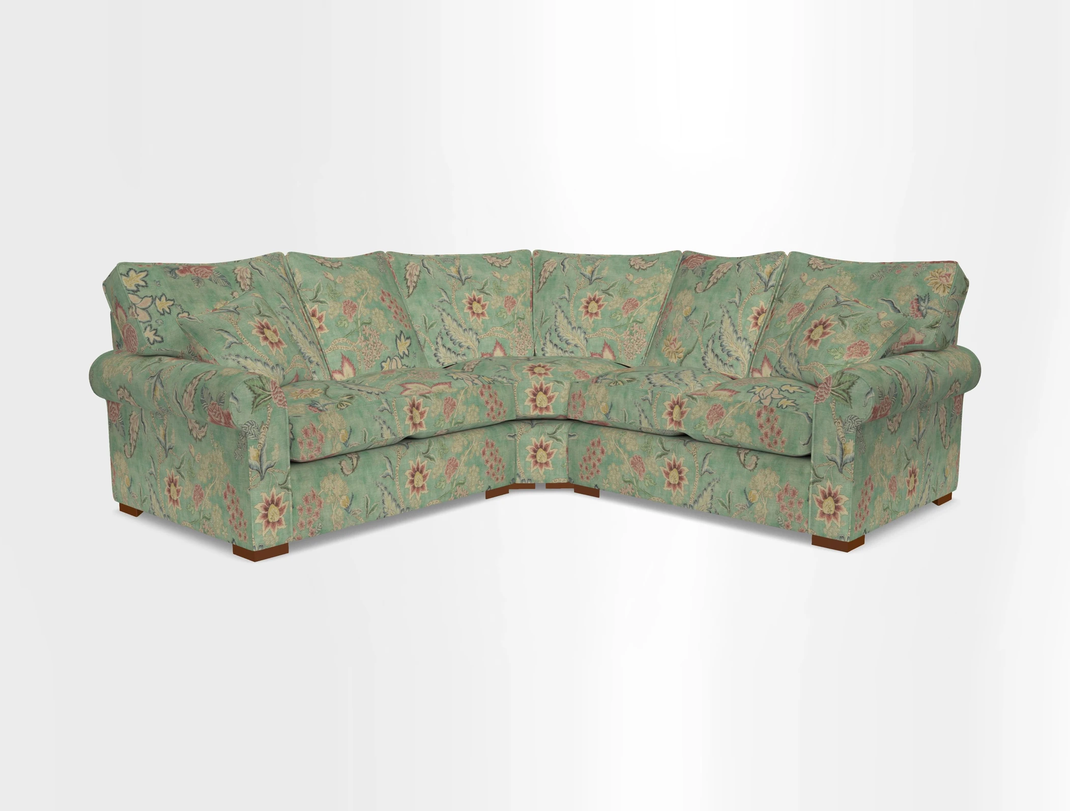 Upperton Corner Sofa RHF & LHF in Two Tone Plain Biscuit  - Loose cover option available