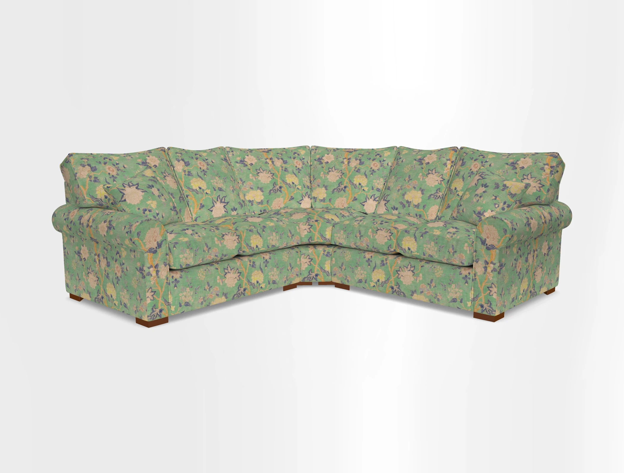 Upperton Corner Sofa RHF & LHF in Two Tone Plain Biscuit  - Loose cover option available