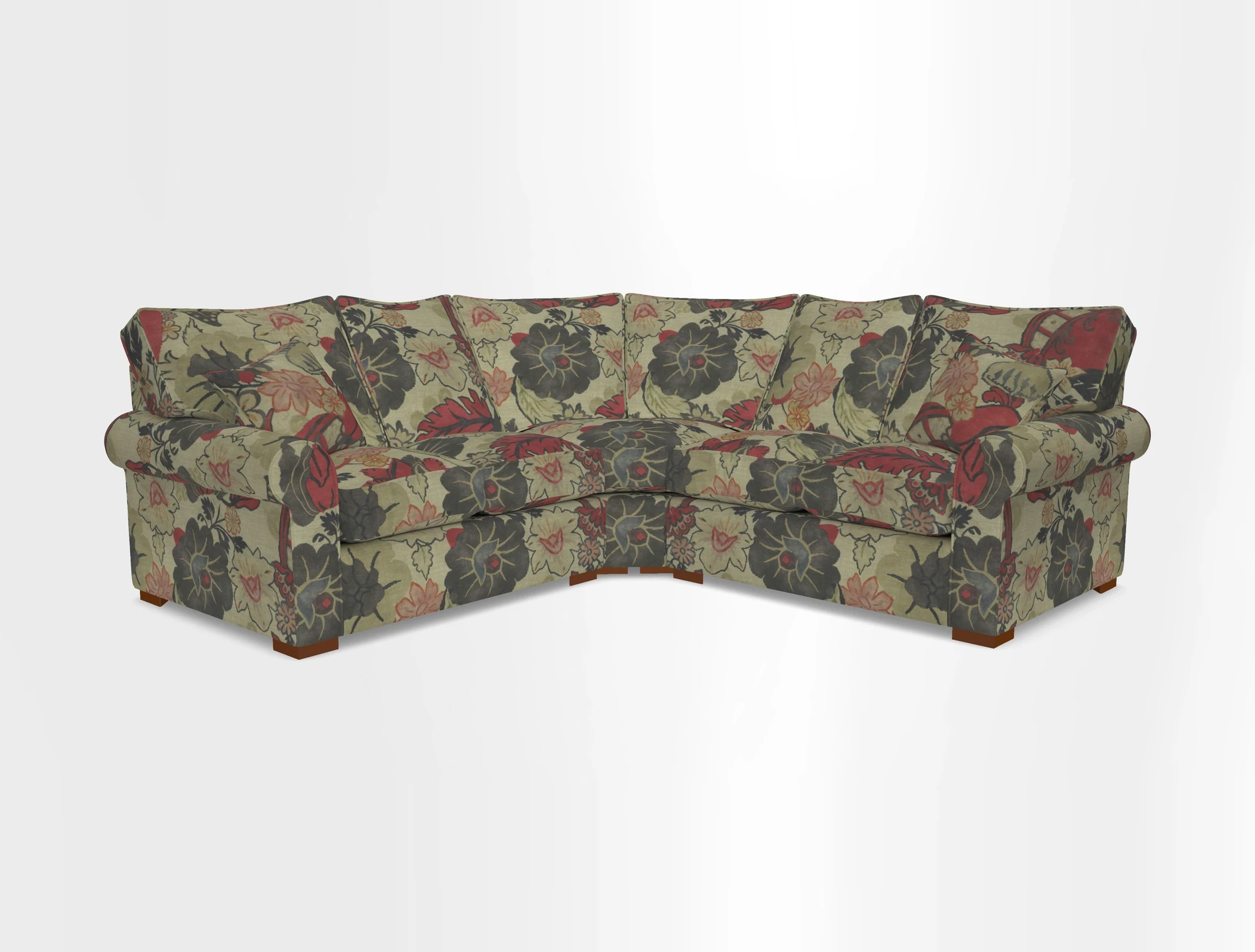 Upperton Corner Sofa RHF & LHF in Two Tone Plain Biscuit  - Loose cover option available