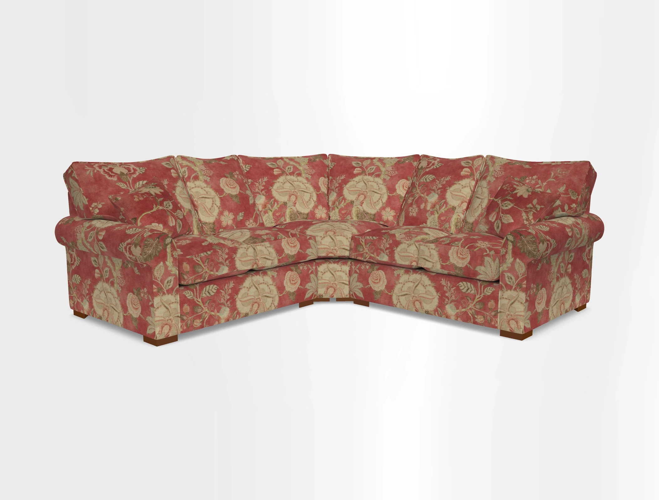 Upperton Corner Sofa RHF & LHF in Two Tone Plain Biscuit  - Loose cover option available