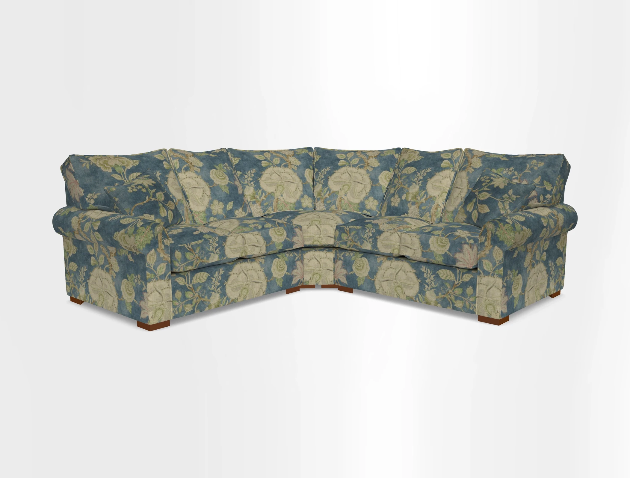 Upperton Corner Sofa RHF & LHF in Two Tone Plain Biscuit  - Loose cover option available