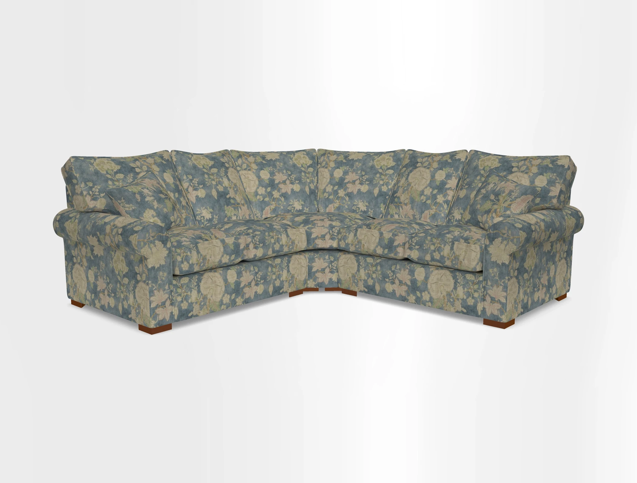 Upperton Corner Sofa RHF & LHF in Two Tone Plain Biscuit  - Loose cover option available