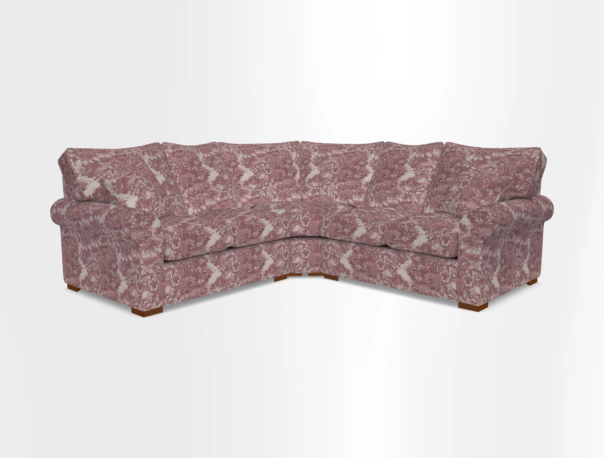 Upperton Corner Sofa RHF & LHF in Two Tone Plain Biscuit  - Loose cover option available