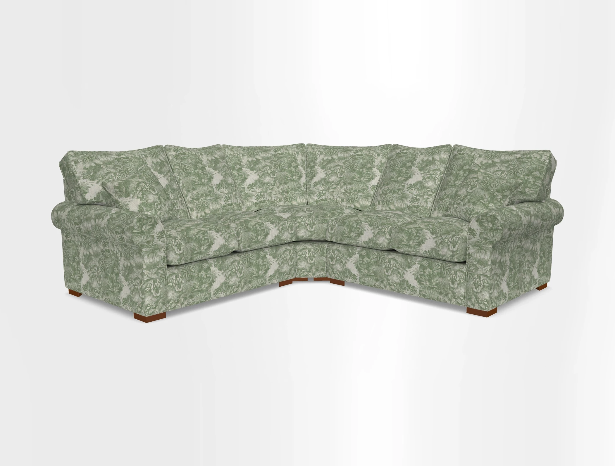 Upperton Corner Sofa RHF & LHF in Two Tone Plain Biscuit  - Loose cover option available