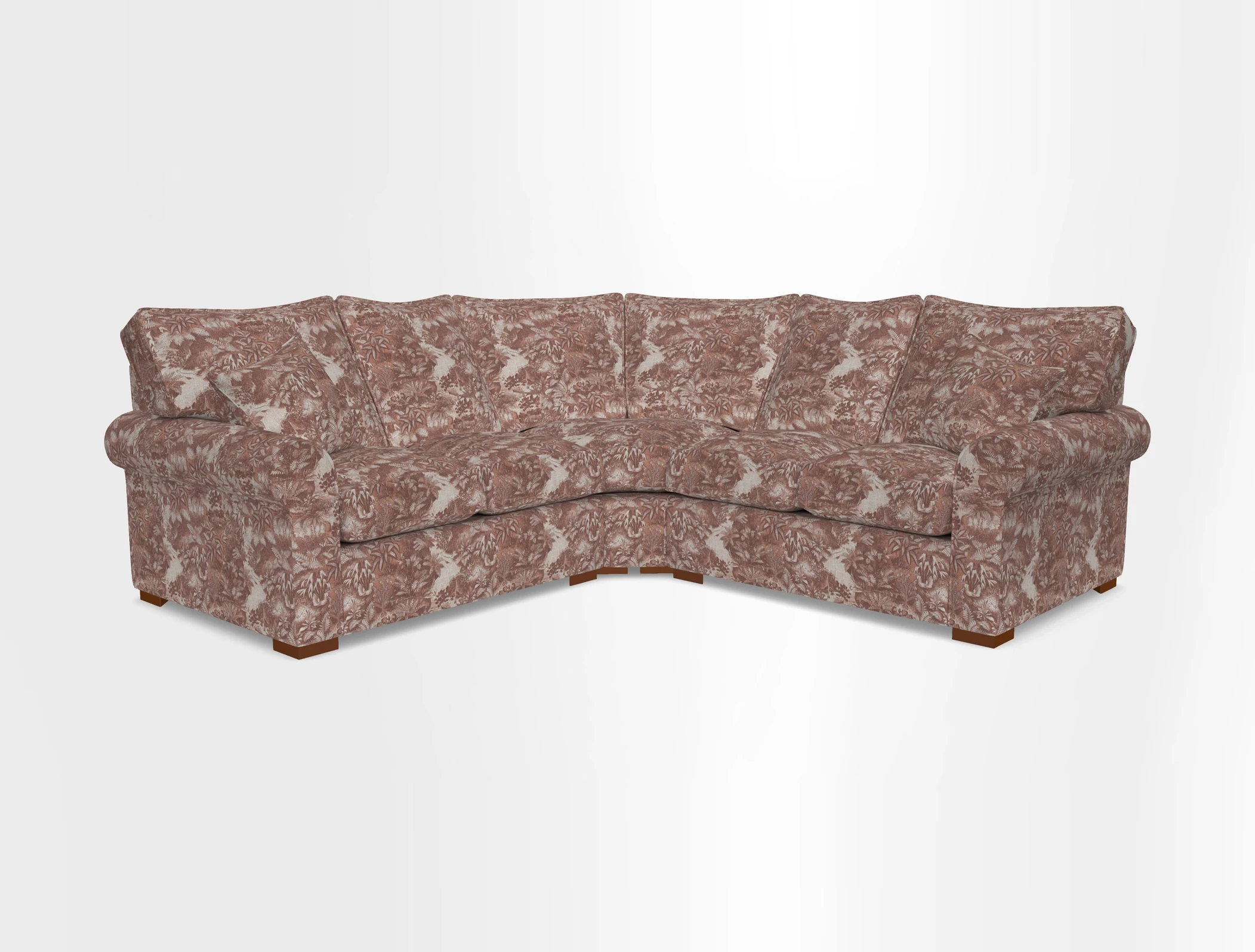 Upperton Corner Sofa RHF & LHF in Two Tone Plain Biscuit  - Loose cover option available