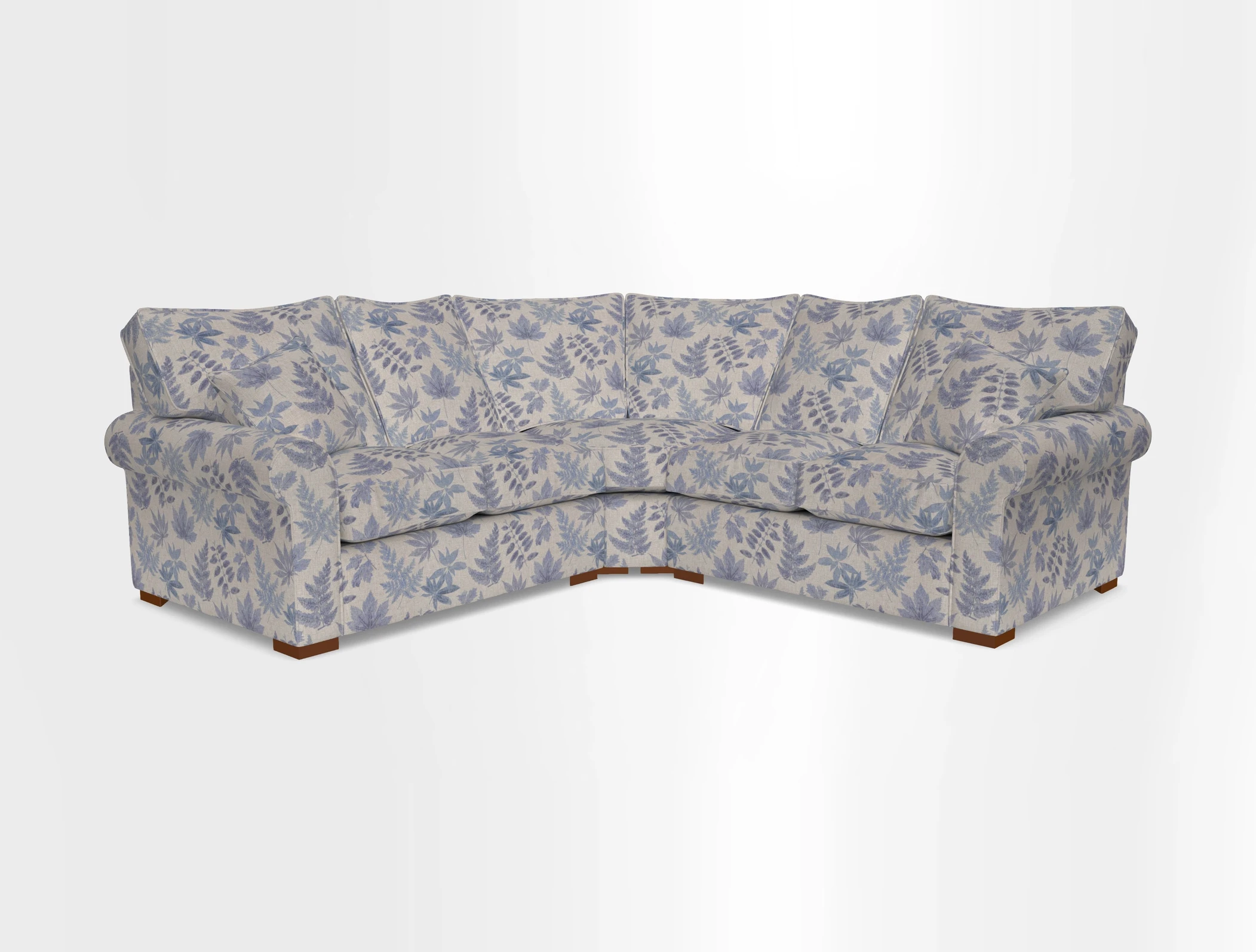 Upperton Corner Sofa RHF & LHF in Two Tone Plain Biscuit  - Loose cover option available