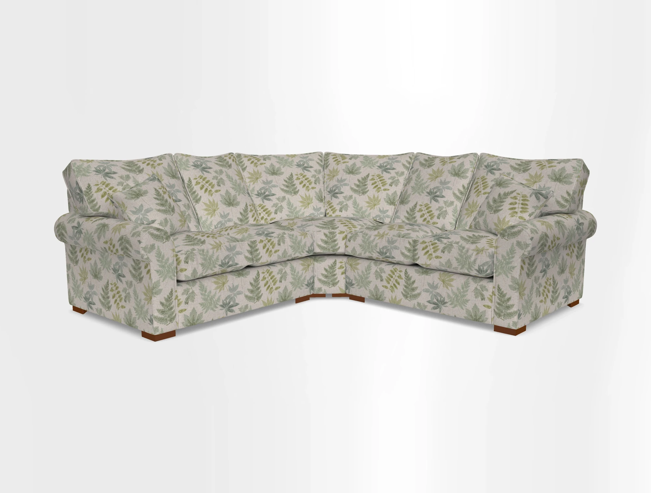 Upperton Corner Sofa RHF & LHF in Two Tone Plain Biscuit  - Loose cover option available