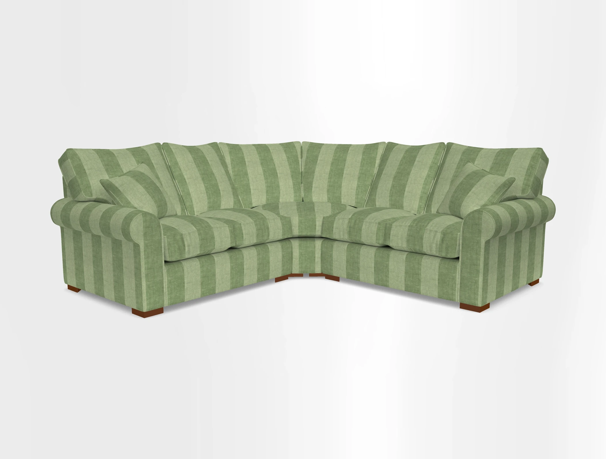 Upperton Corner Sofa RHF & LHF in Two Tone Plain Biscuit  - Loose cover option available