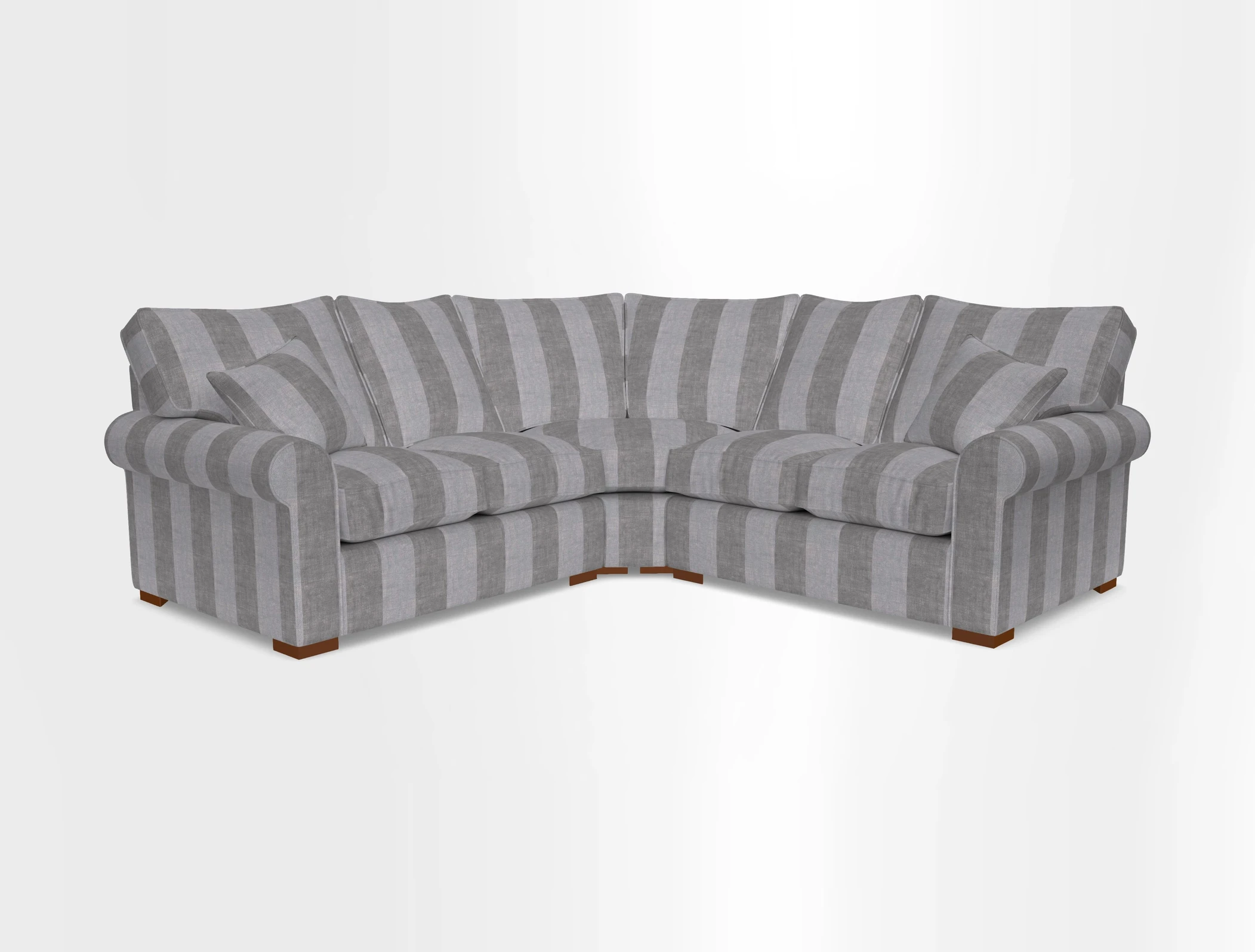 Upperton Corner Sofa RHF & LHF in Two Tone Plain Biscuit  - Loose cover option available