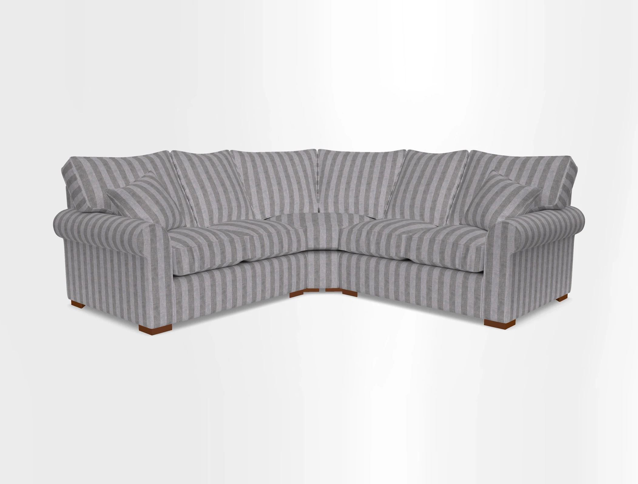 Upperton Corner Sofa RHF & LHF in Two Tone Plain Biscuit  - Loose cover option available
