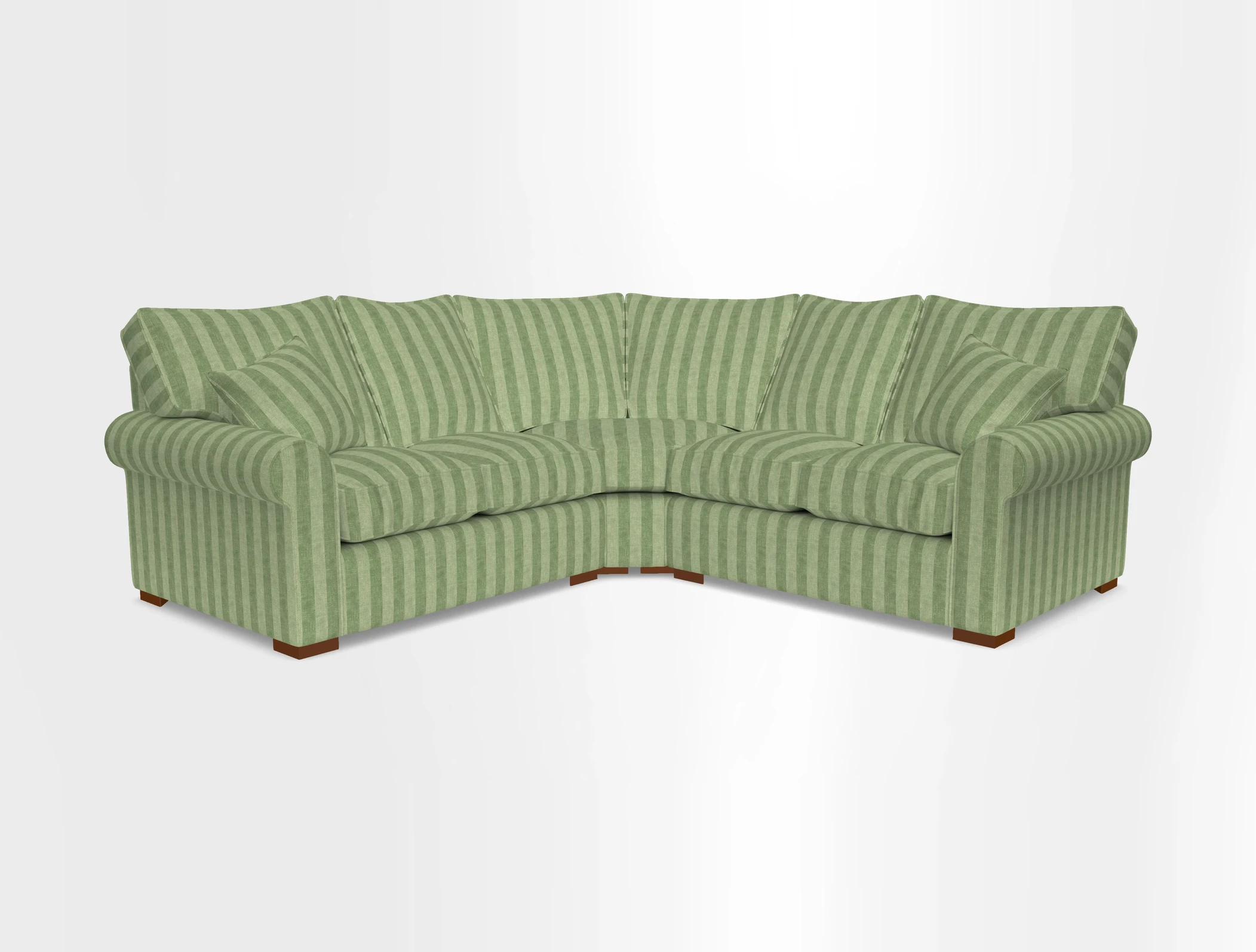 Upperton Corner Sofa RHF & LHF in Two Tone Plain Biscuit  - Loose cover option available