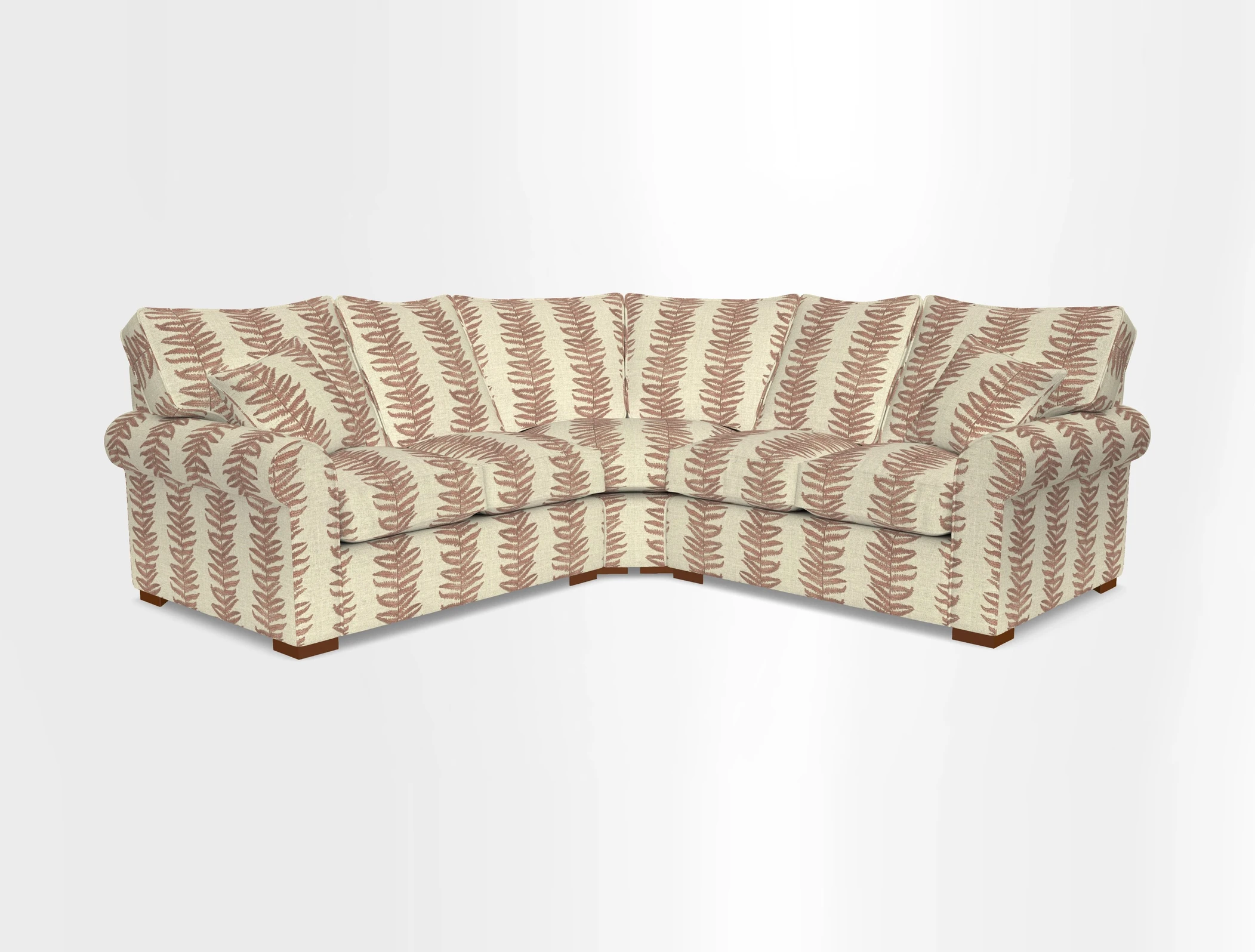 Upperton Corner Sofa RHF & LHF in Two Tone Plain Biscuit  - Loose cover option available