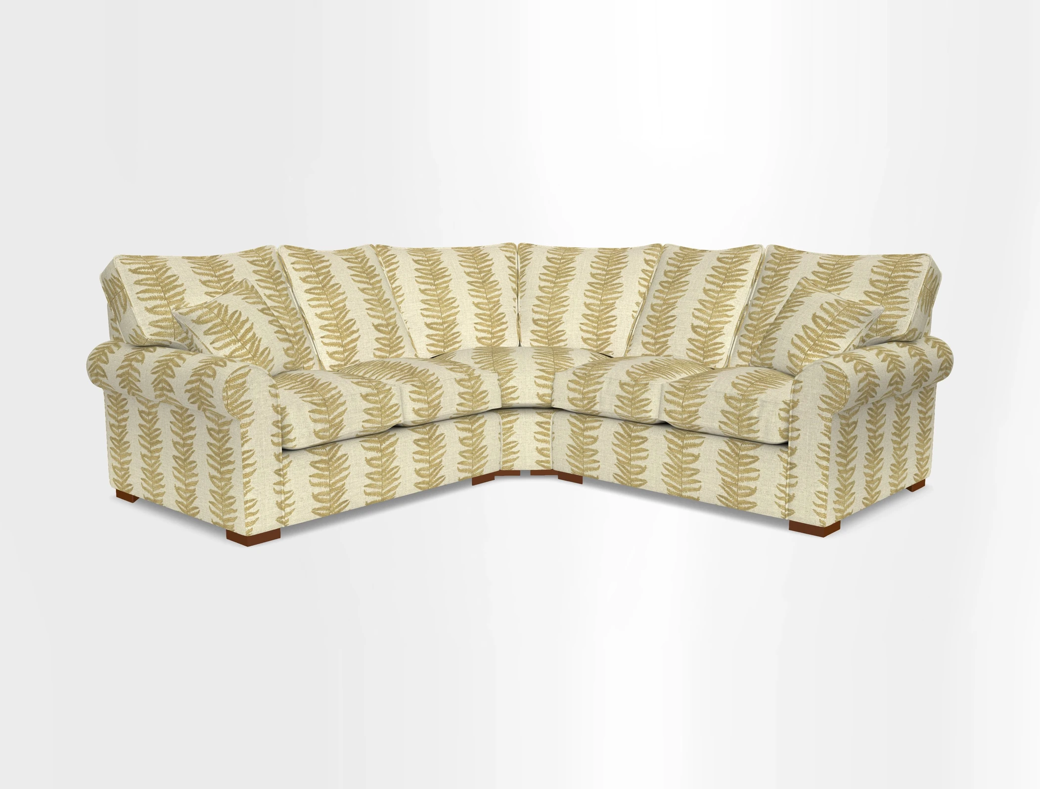 Upperton Corner Sofa RHF & LHF in Two Tone Plain Biscuit  - Loose cover option available