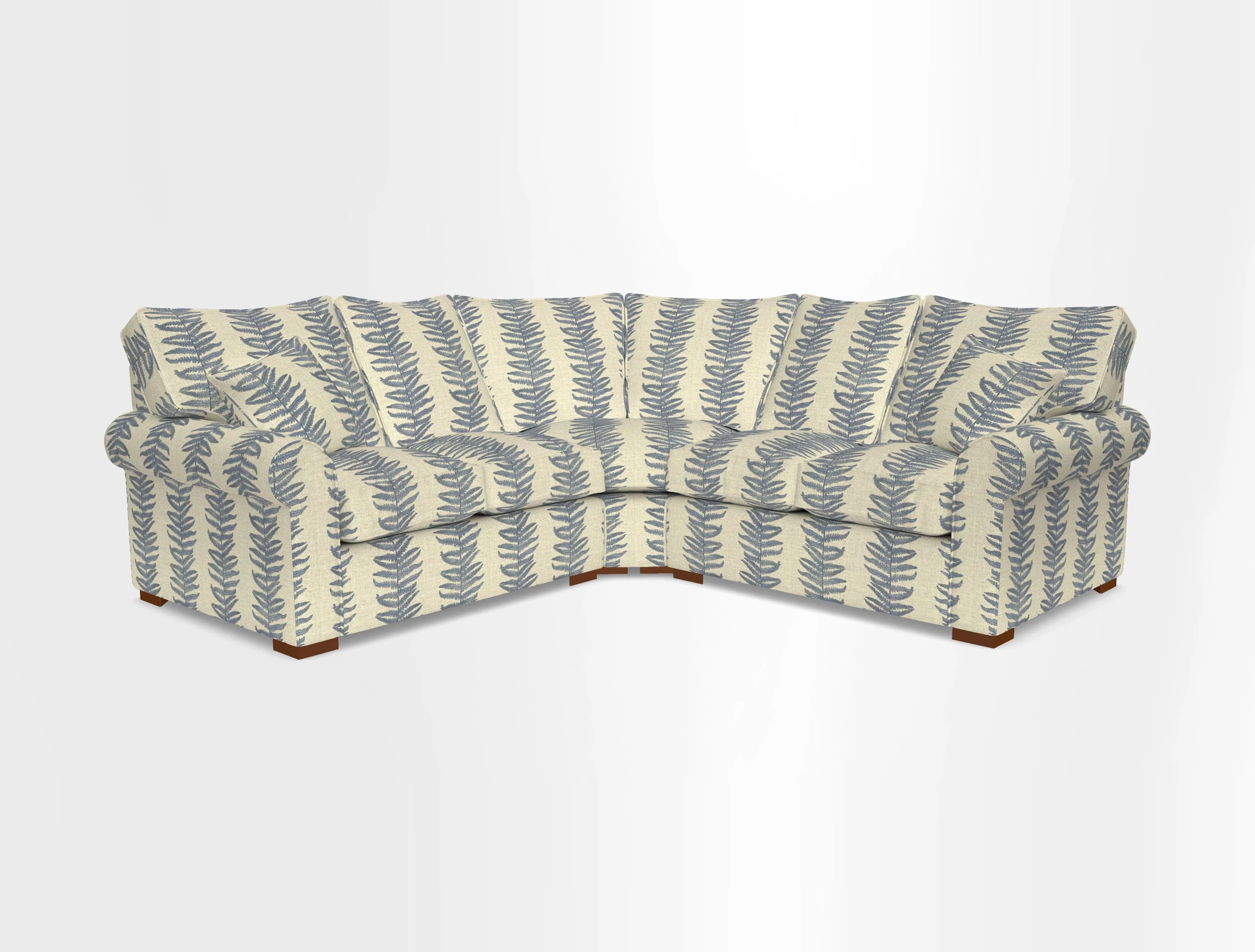 Upperton Corner Sofa RHF & LHF in Two Tone Plain Biscuit  - Loose cover option available