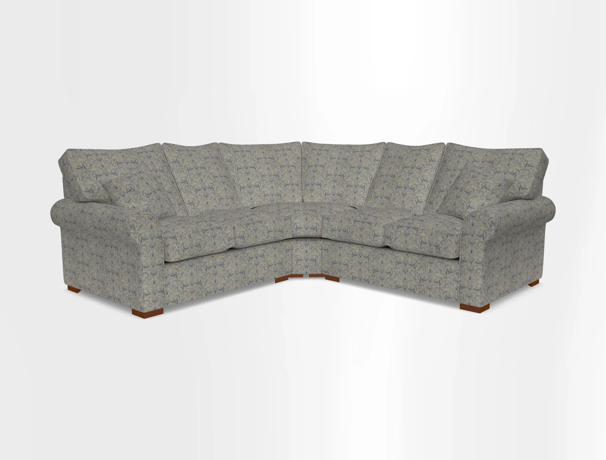 Upperton Corner Sofa RHF & LHF in Two Tone Plain Biscuit  - Loose cover option available
