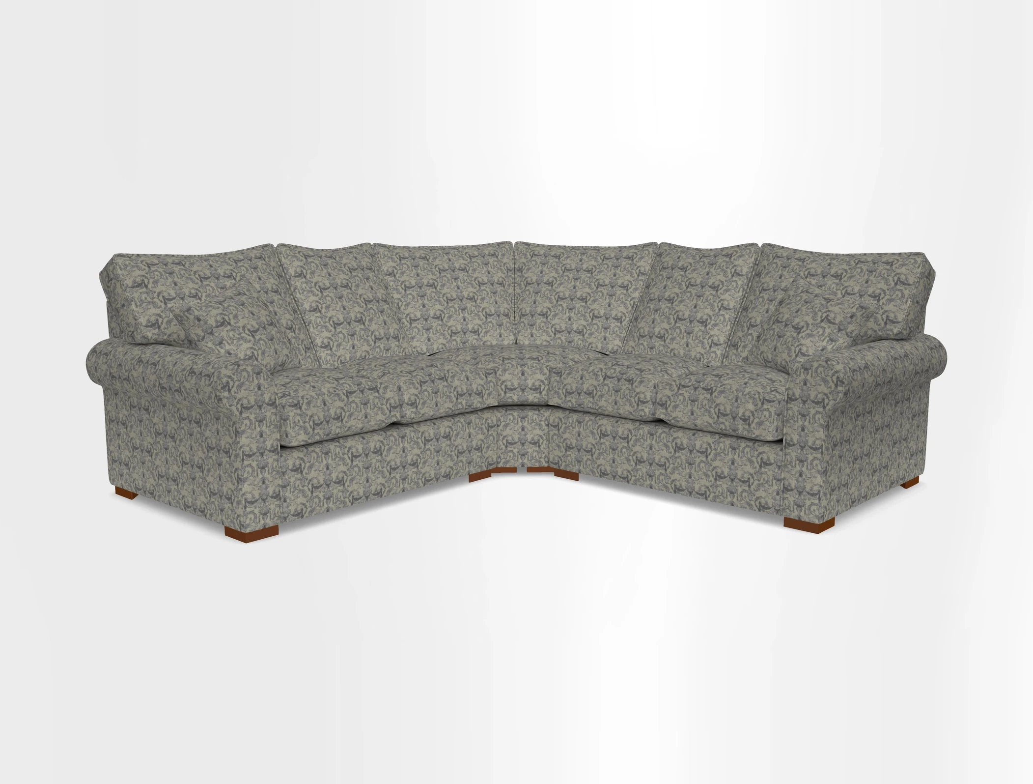 Upperton Corner Sofa RHF & LHF in Two Tone Plain Biscuit  - Loose cover option available