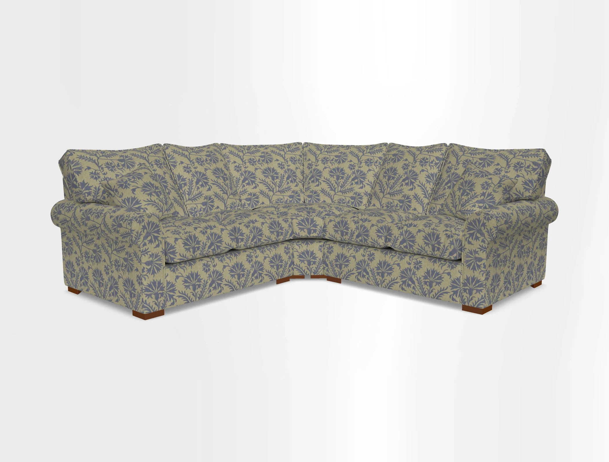 Upperton Corner Sofa RHF & LHF in Two Tone Plain Biscuit  - Loose cover option available