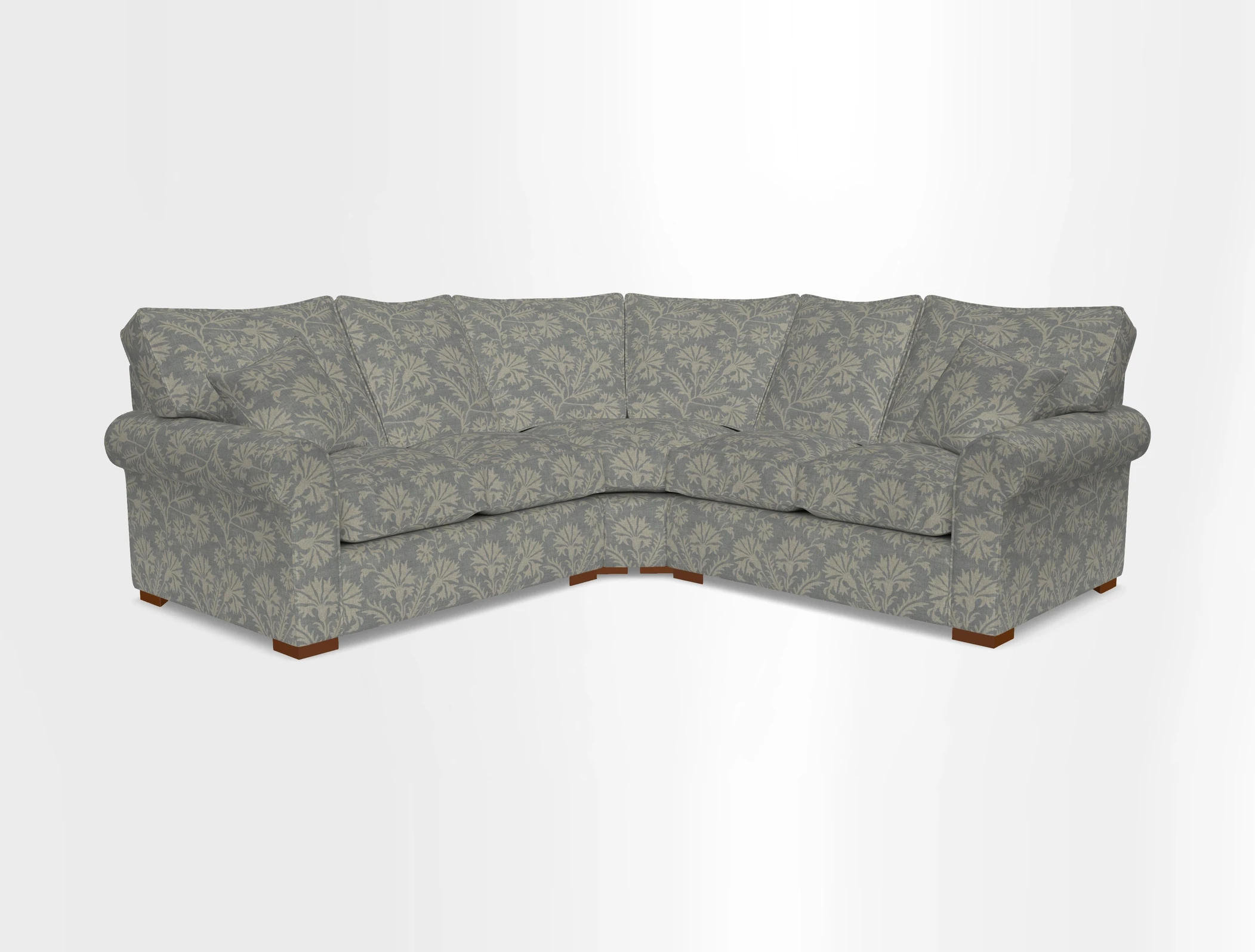 Upperton Corner Sofa RHF & LHF in Two Tone Plain Biscuit  - Loose cover option available