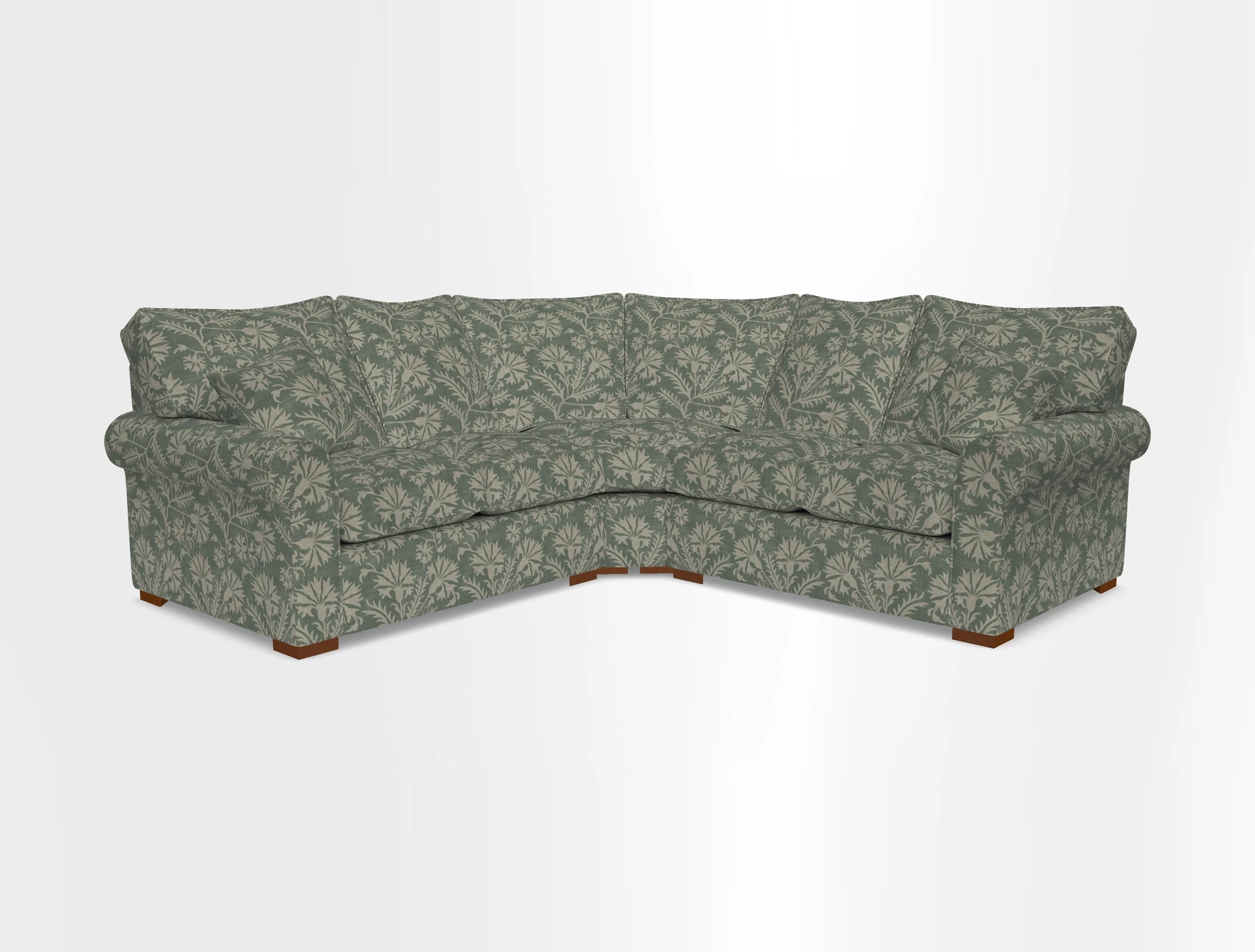 Upperton Corner Sofa RHF & LHF in Two Tone Plain Biscuit  - Loose cover option available
