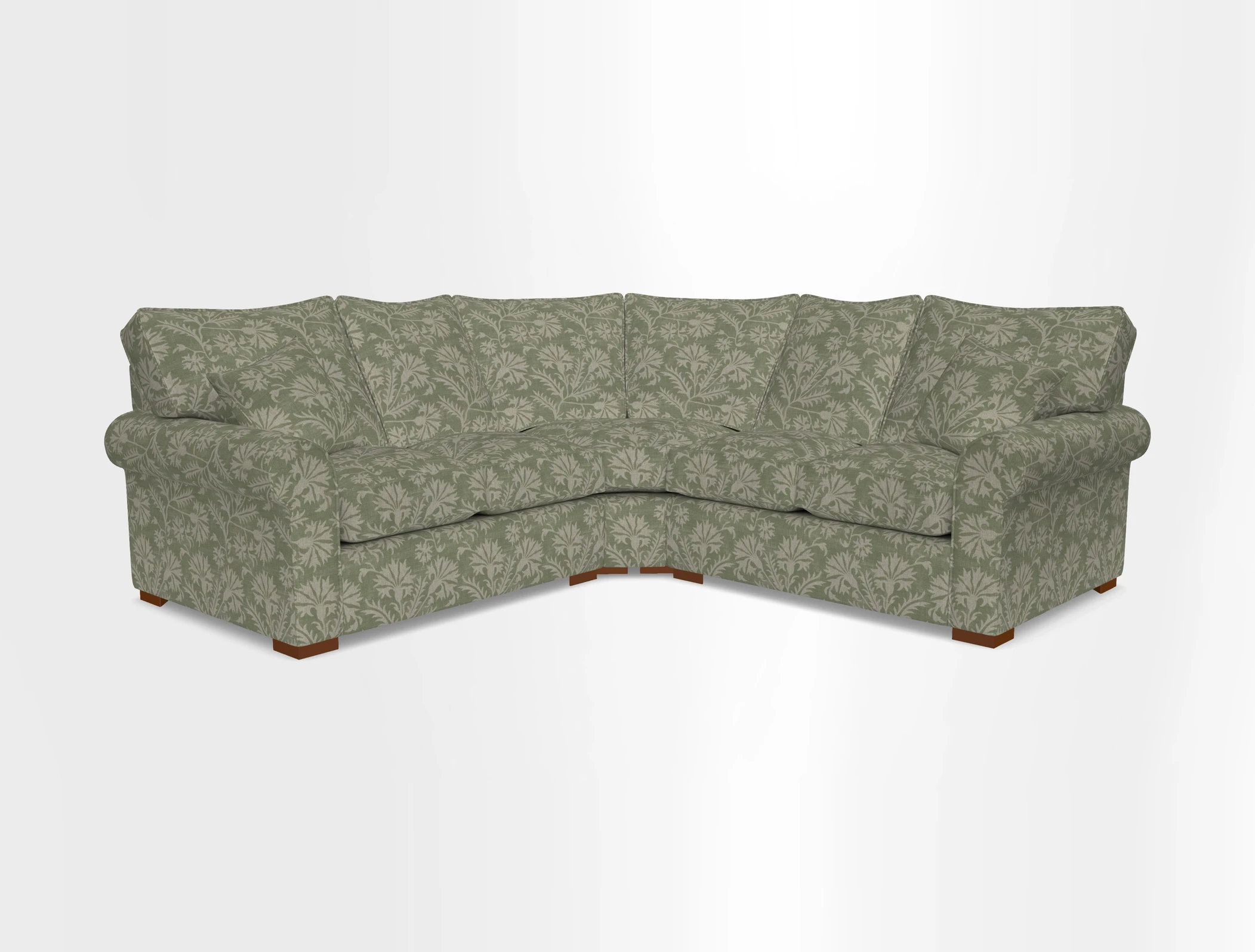 Upperton Corner Sofa RHF & LHF in Two Tone Plain Biscuit  - Loose cover option available