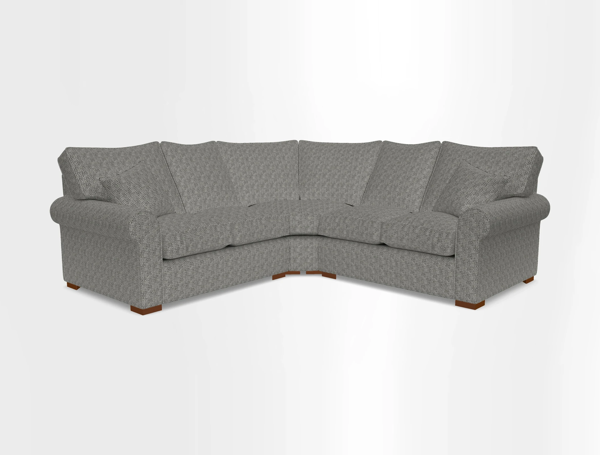 Upperton Corner Sofa RHF & LHF in Two Tone Plain Biscuit  - Loose cover option available