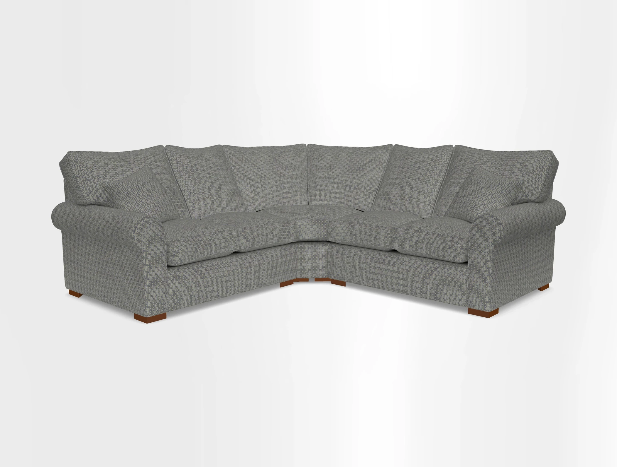 Upperton Corner Sofa RHF & LHF in Two Tone Plain Biscuit  - Loose cover option available
