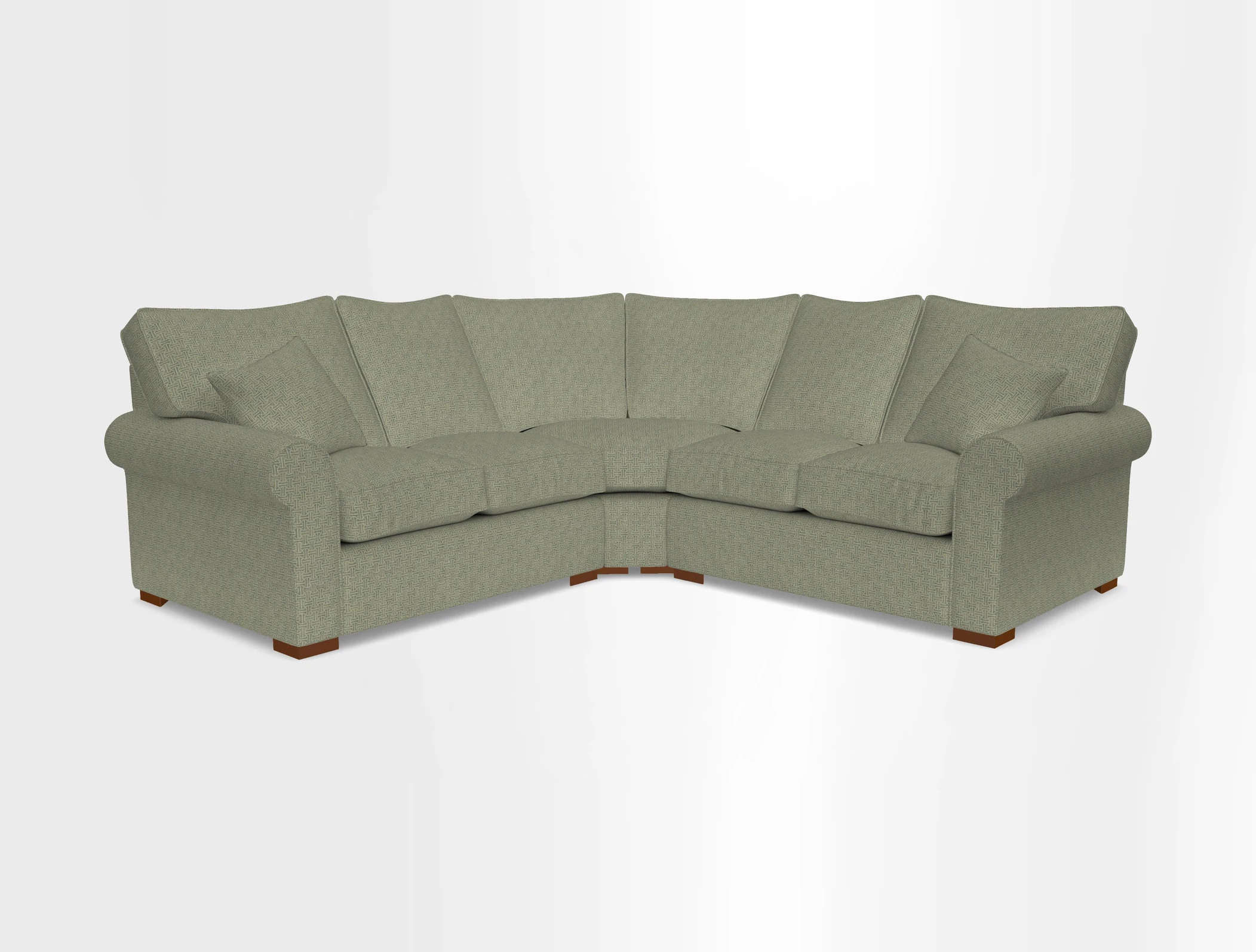 Upperton Corner Sofa RHF & LHF in Two Tone Plain Biscuit  - Loose cover option available