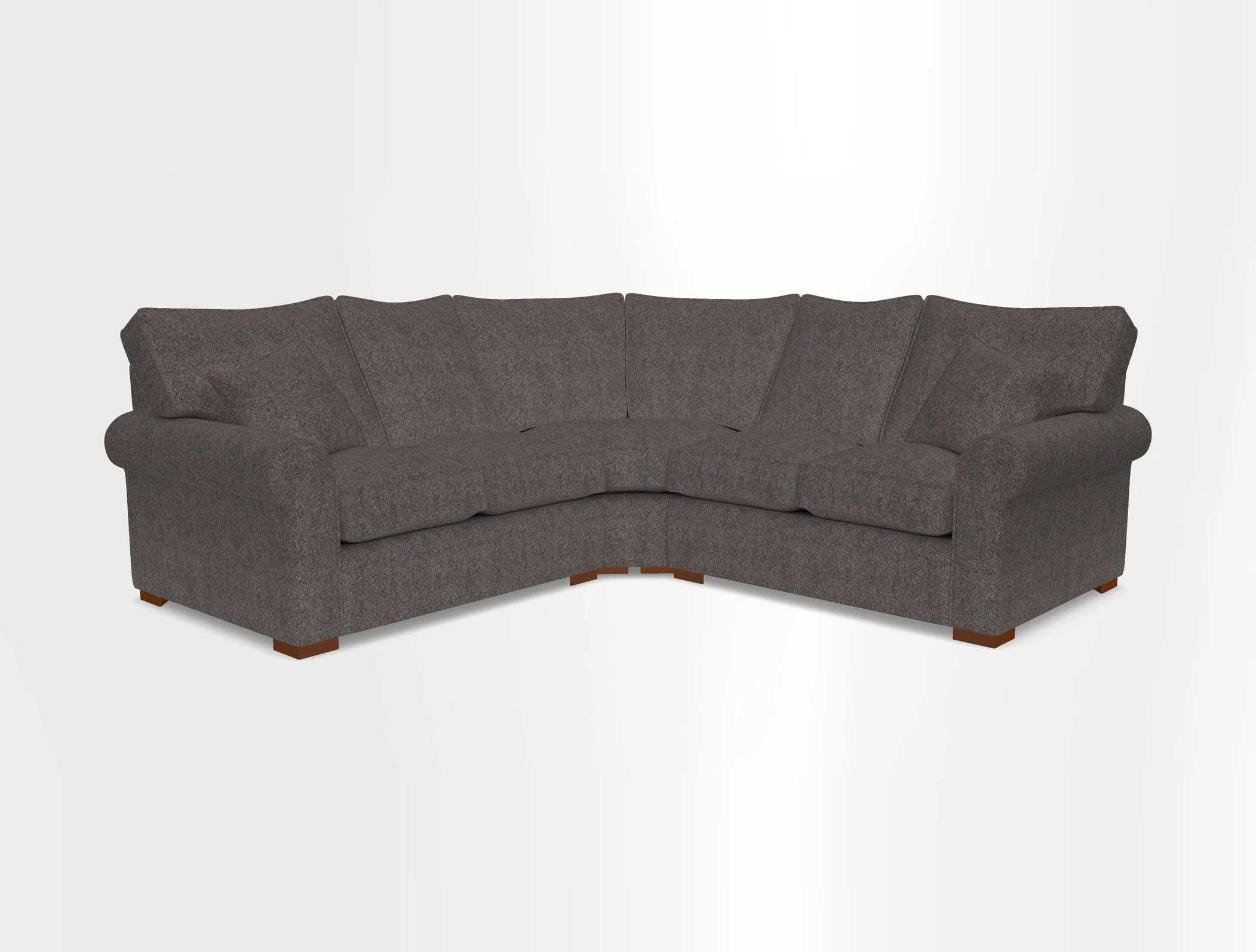 Upperton Corner Sofa RHF & LHF in Two Tone Plain Biscuit  - Loose cover option available