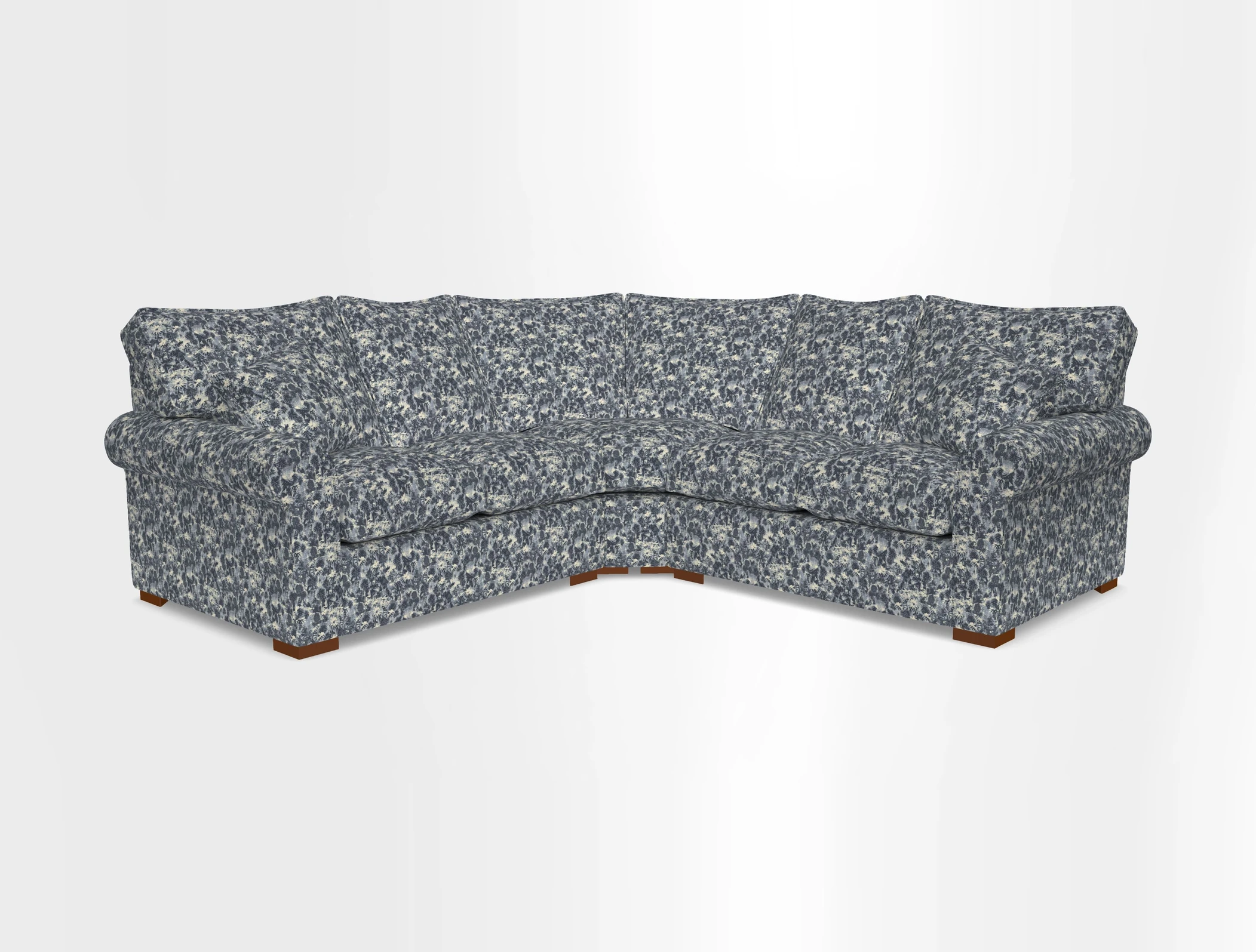 Upperton Corner Sofa RHF & LHF in Two Tone Plain Biscuit  - Loose cover option available