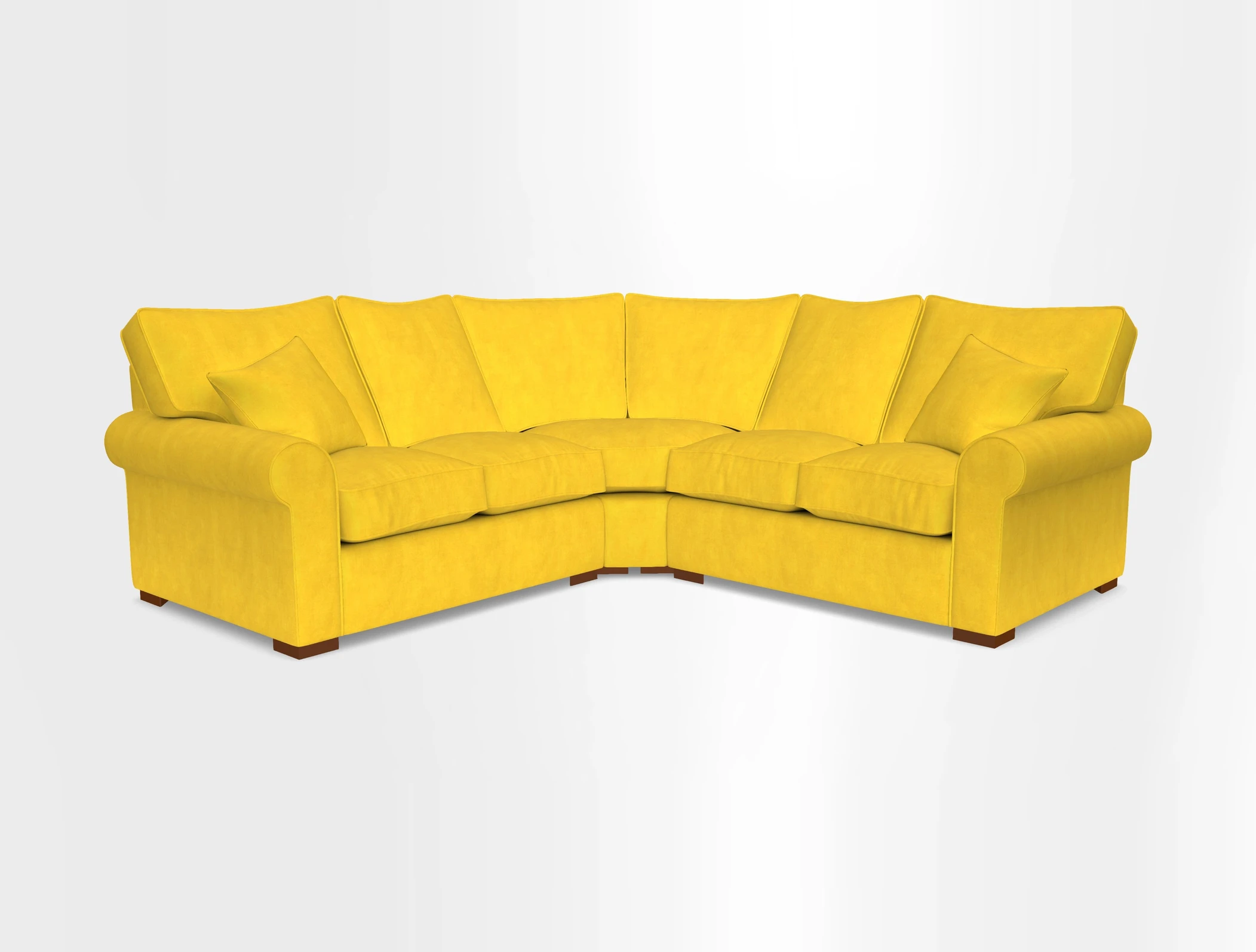 Upperton Corner Sofa RHF & LHF in Two Tone Plain Biscuit  - Loose cover option available