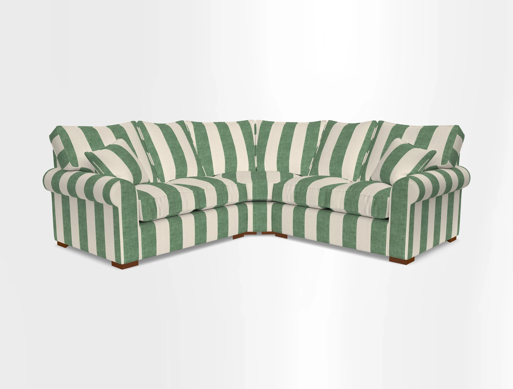 Upperton Corner Sofa RHF & LHF in Two Tone Plain Biscuit  - Loose cover option available