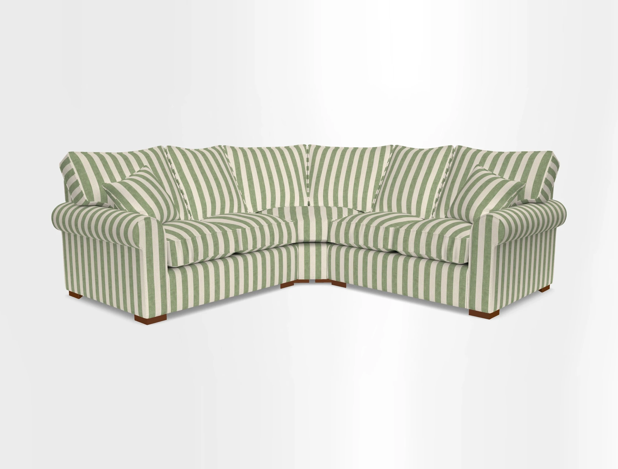 Upperton Corner Sofa RHF & LHF in Two Tone Plain Biscuit  - Loose cover option available