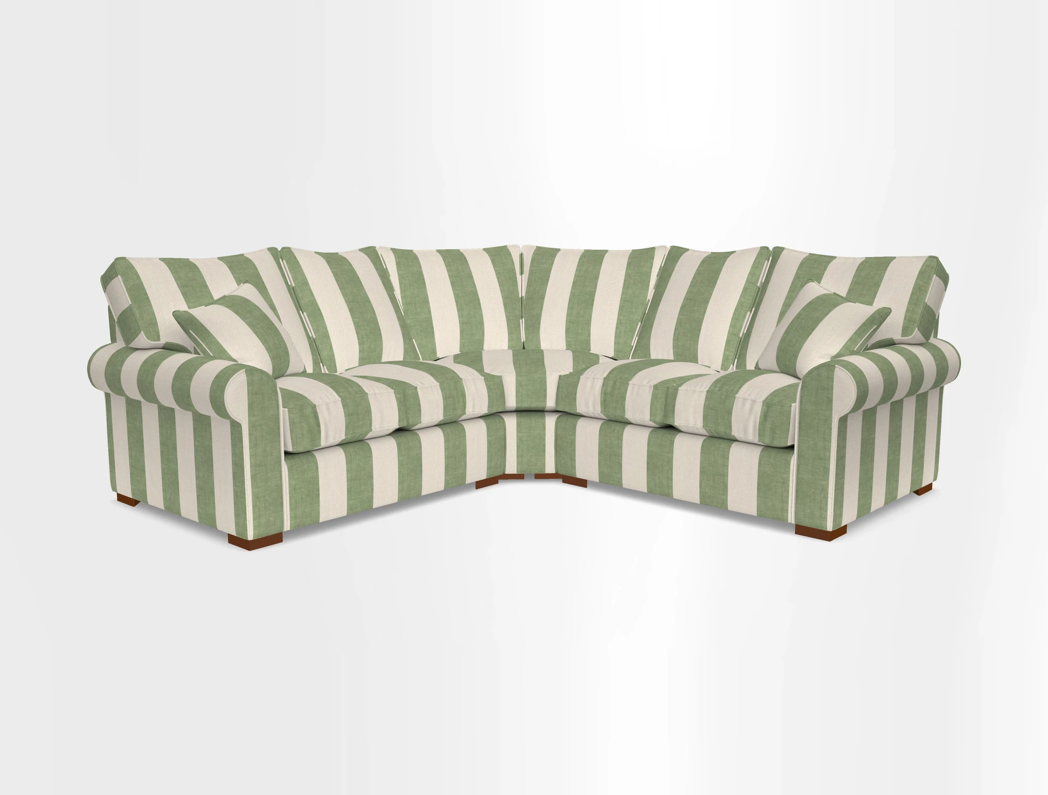 Upperton Corner Sofa RHF & LHF in Two Tone Plain Biscuit  - Loose cover option available