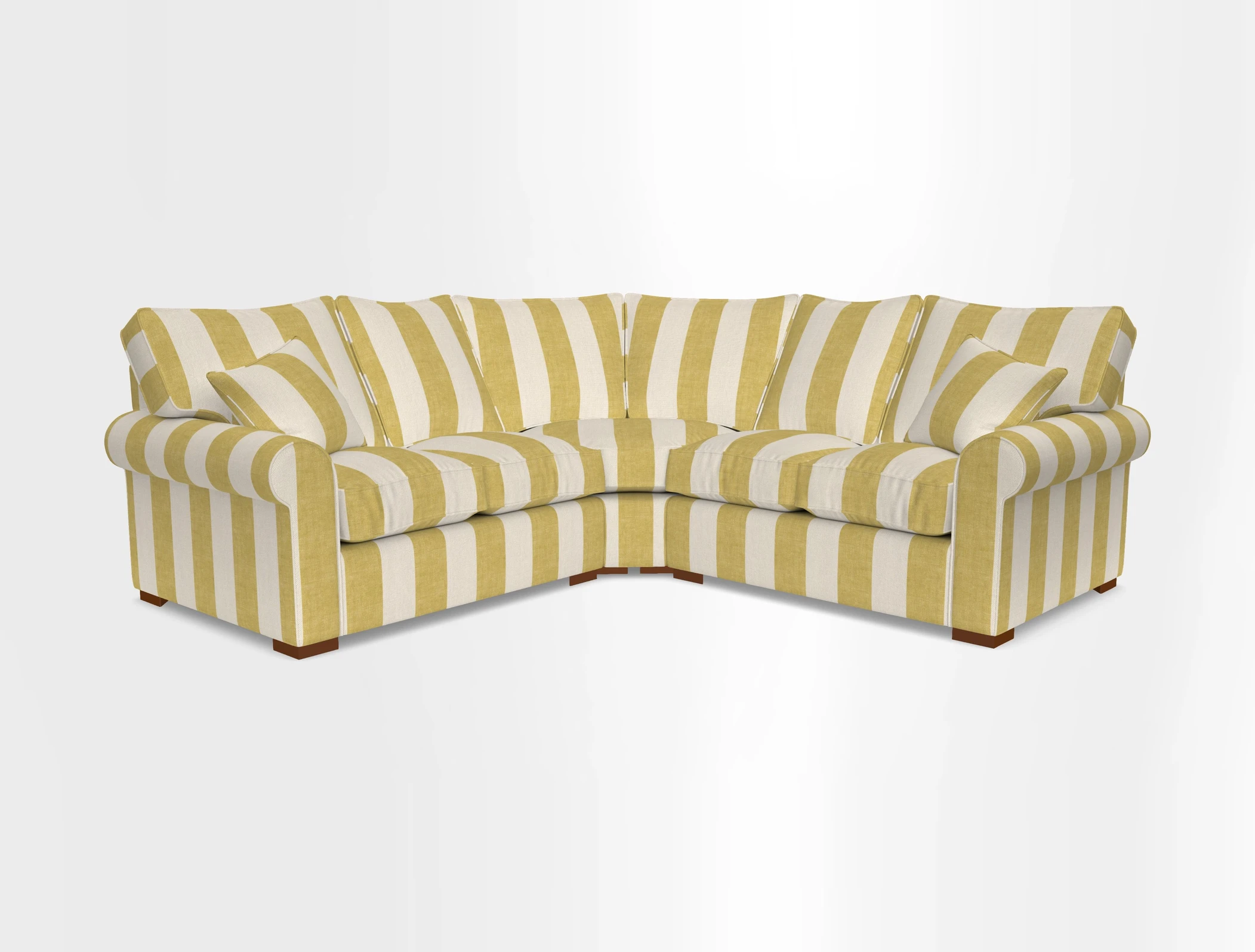 Upperton Corner Sofa RHF & LHF in Two Tone Plain Biscuit  - Loose cover option available