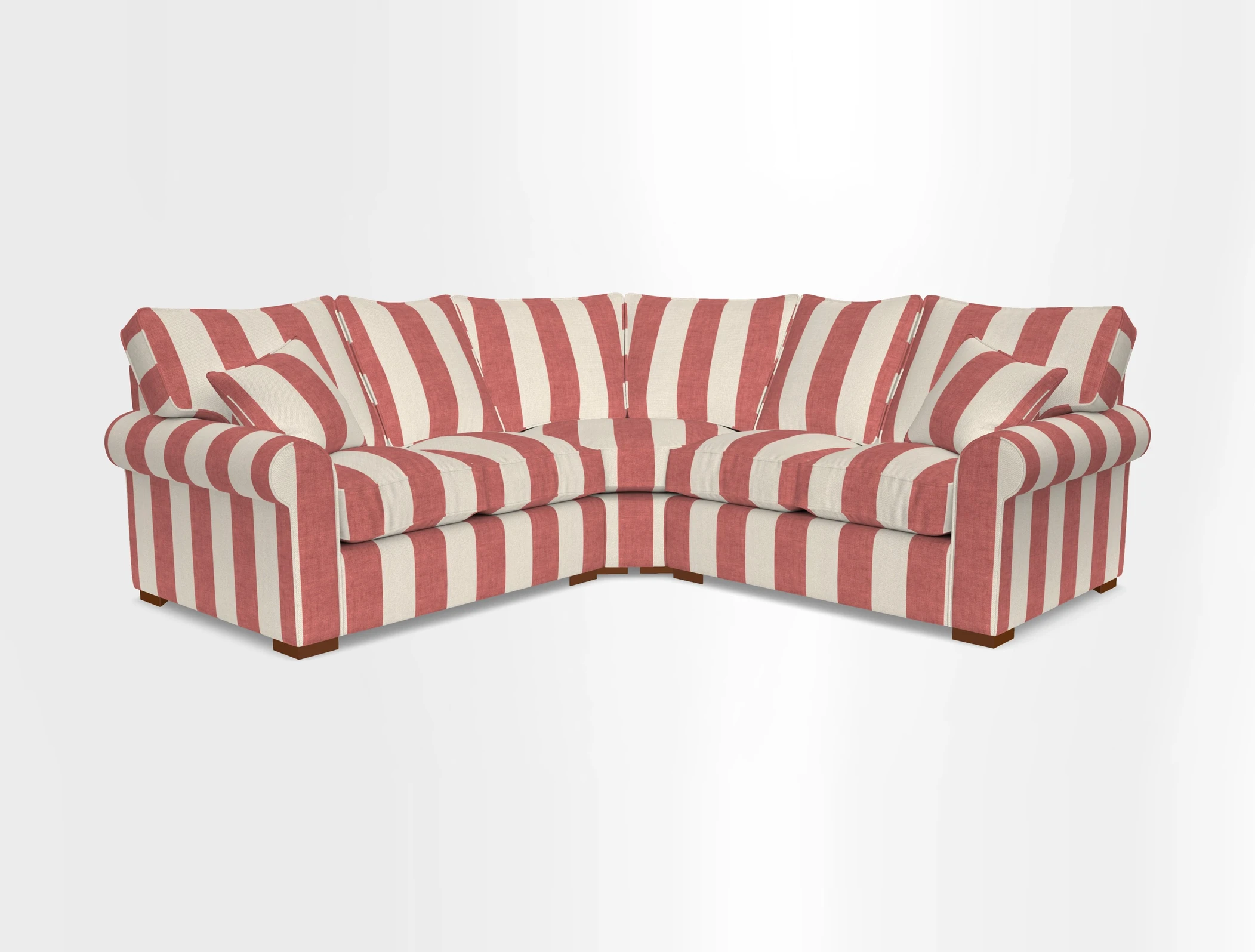 Upperton Corner Sofa RHF & LHF in Two Tone Plain Biscuit  - Loose cover option available