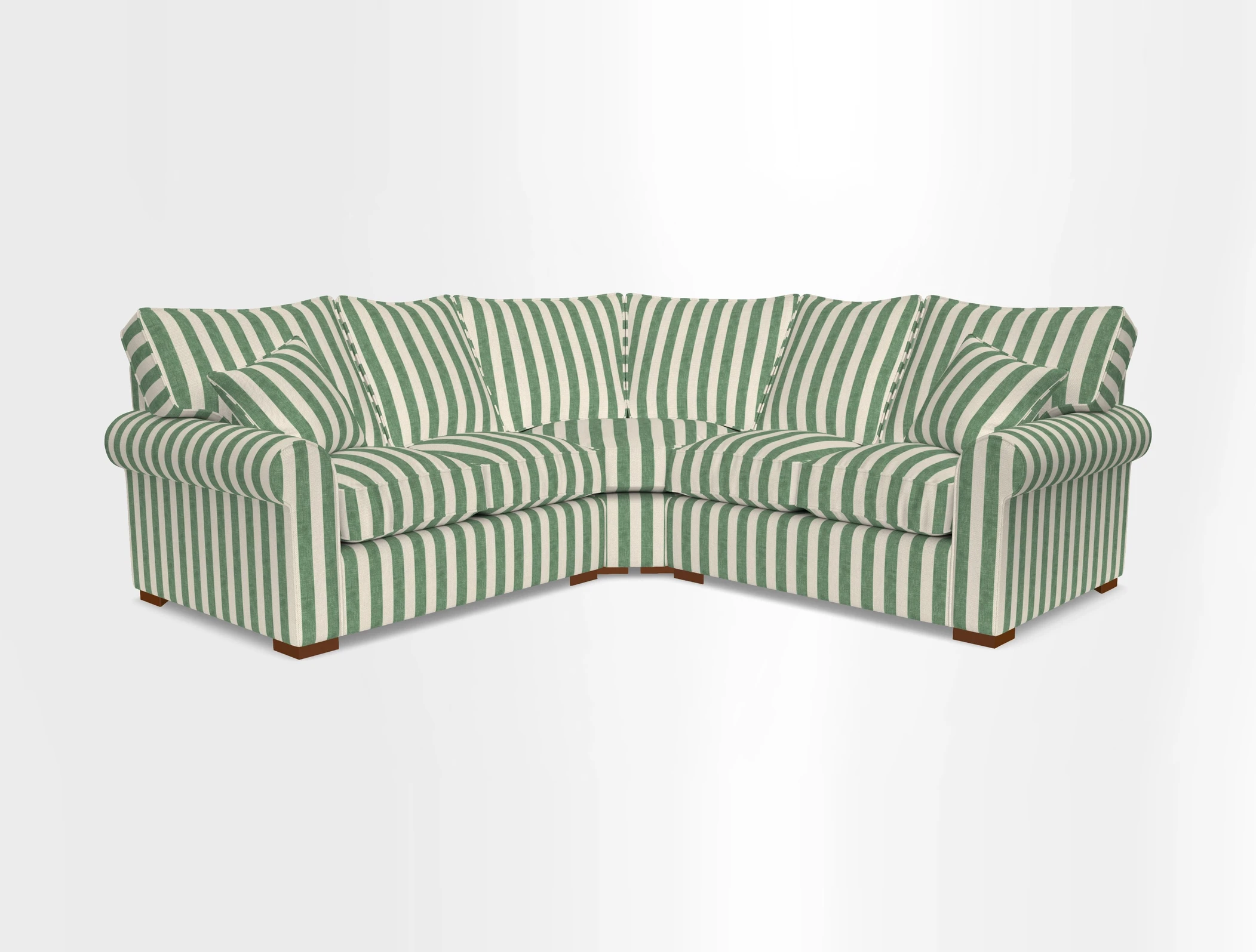 Upperton Corner Sofa RHF & LHF in Two Tone Plain Biscuit  - Loose cover option available
