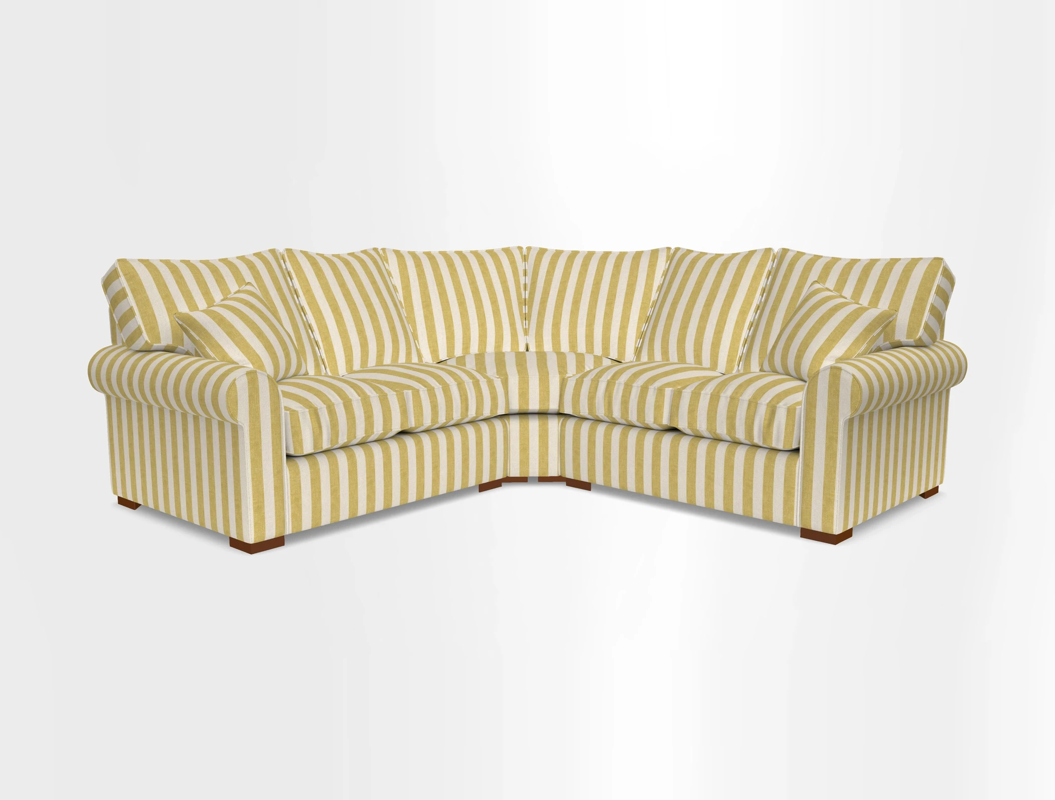Upperton Corner Sofa RHF & LHF in Two Tone Plain Biscuit  - Loose cover option available