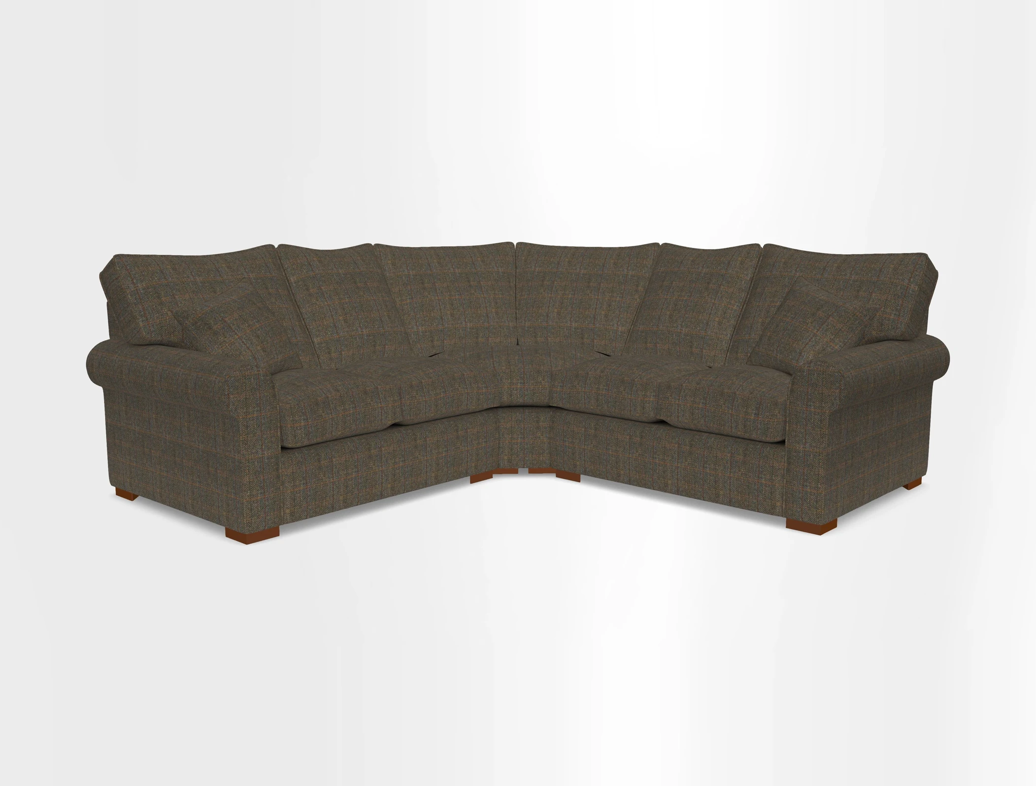 Upperton Corner Sofa RHF & LHF in Two Tone Plain Biscuit  - Loose cover option available