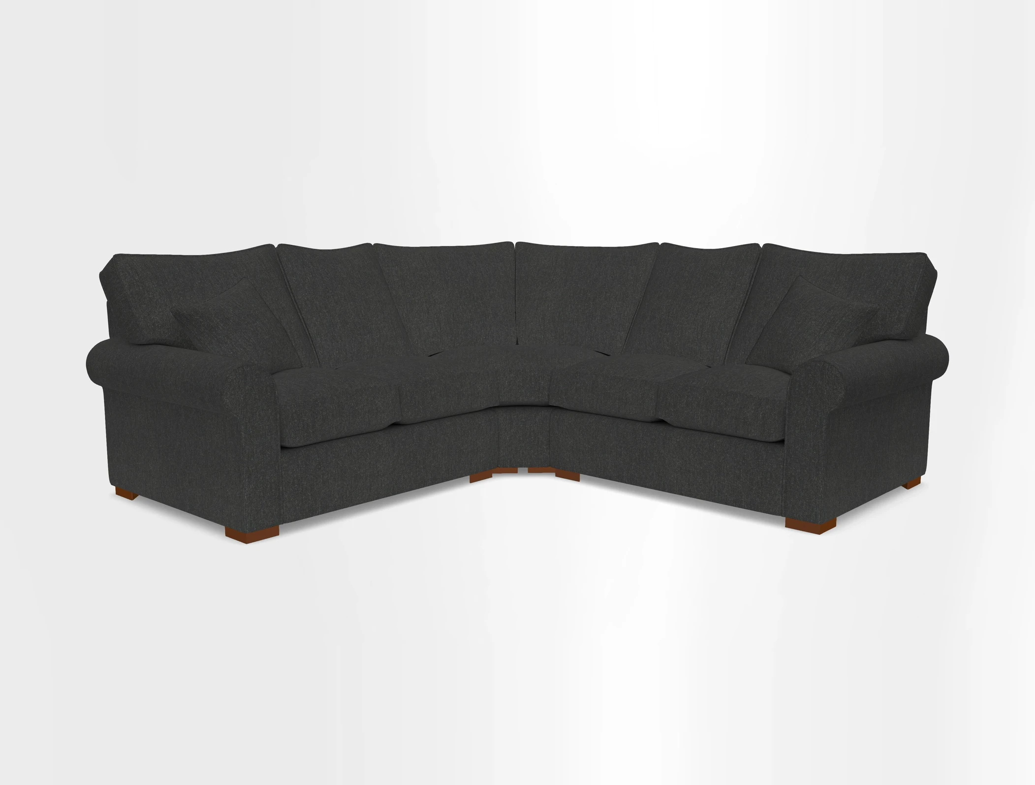 Upperton Corner Sofa RHF & LHF in Two Tone Plain Biscuit  - Loose cover option available