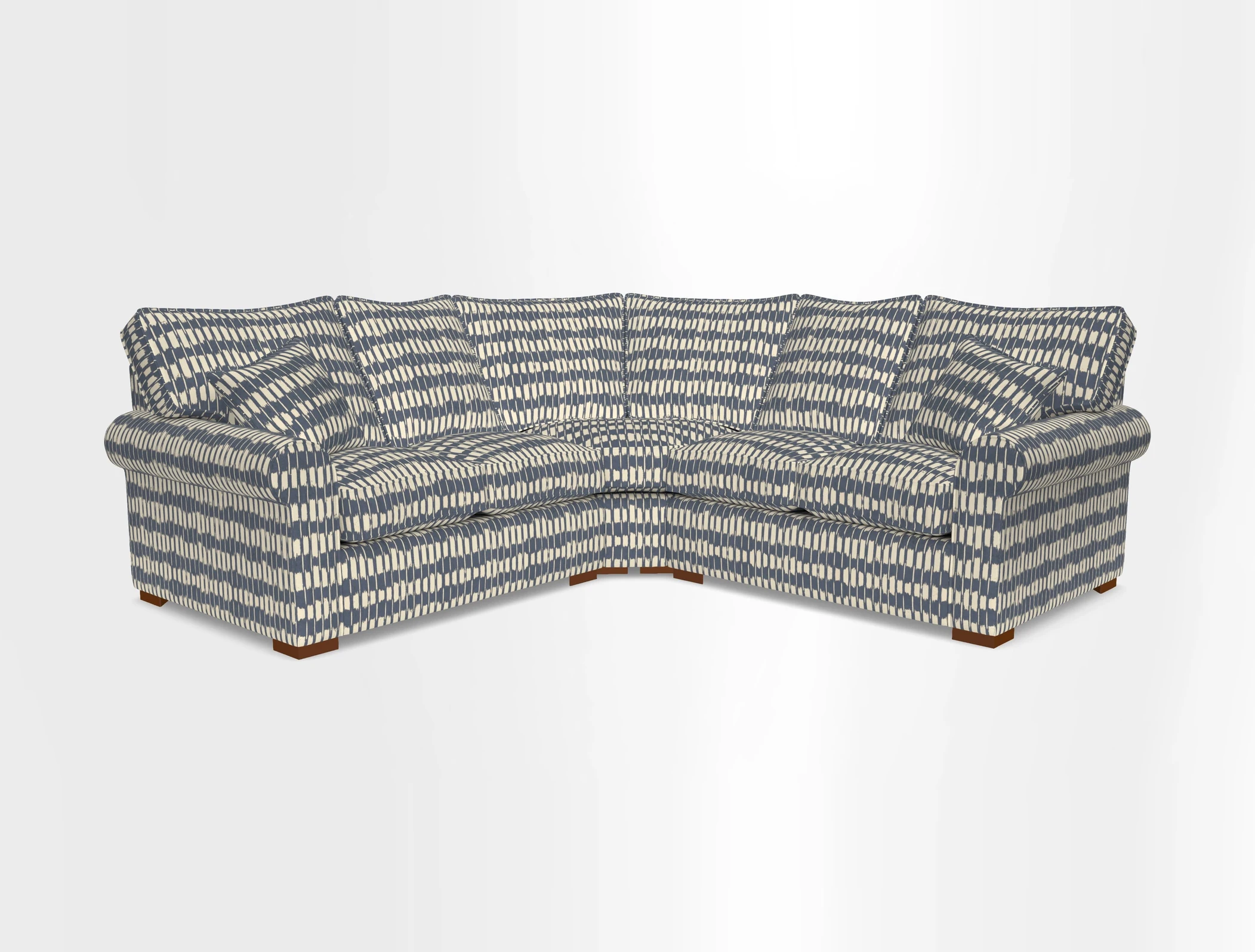Upperton Corner Sofa RHF & LHF in Two Tone Plain Biscuit  - Loose cover option available