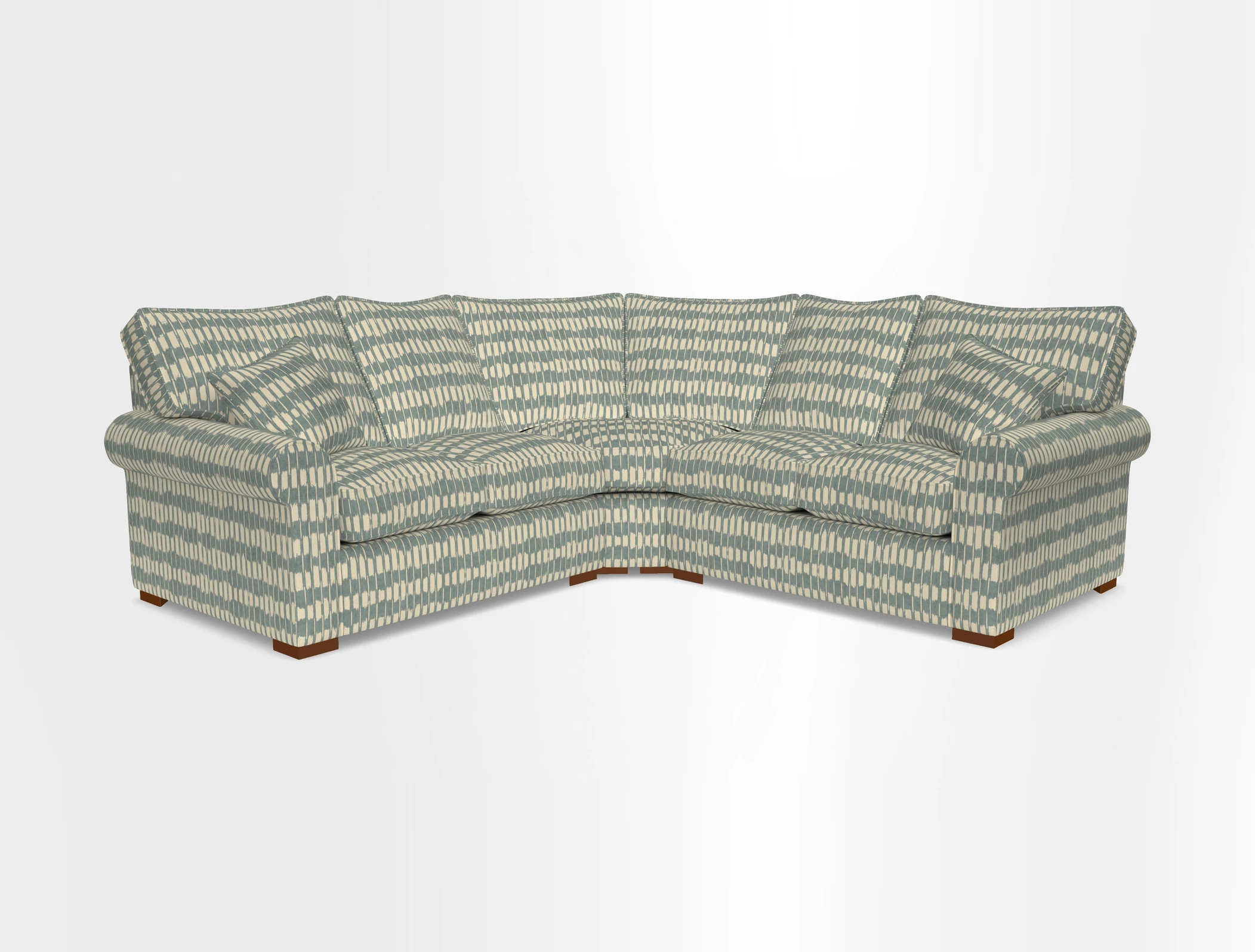 Upperton Corner Sofa RHF & LHF in Two Tone Plain Biscuit  - Loose cover option available
