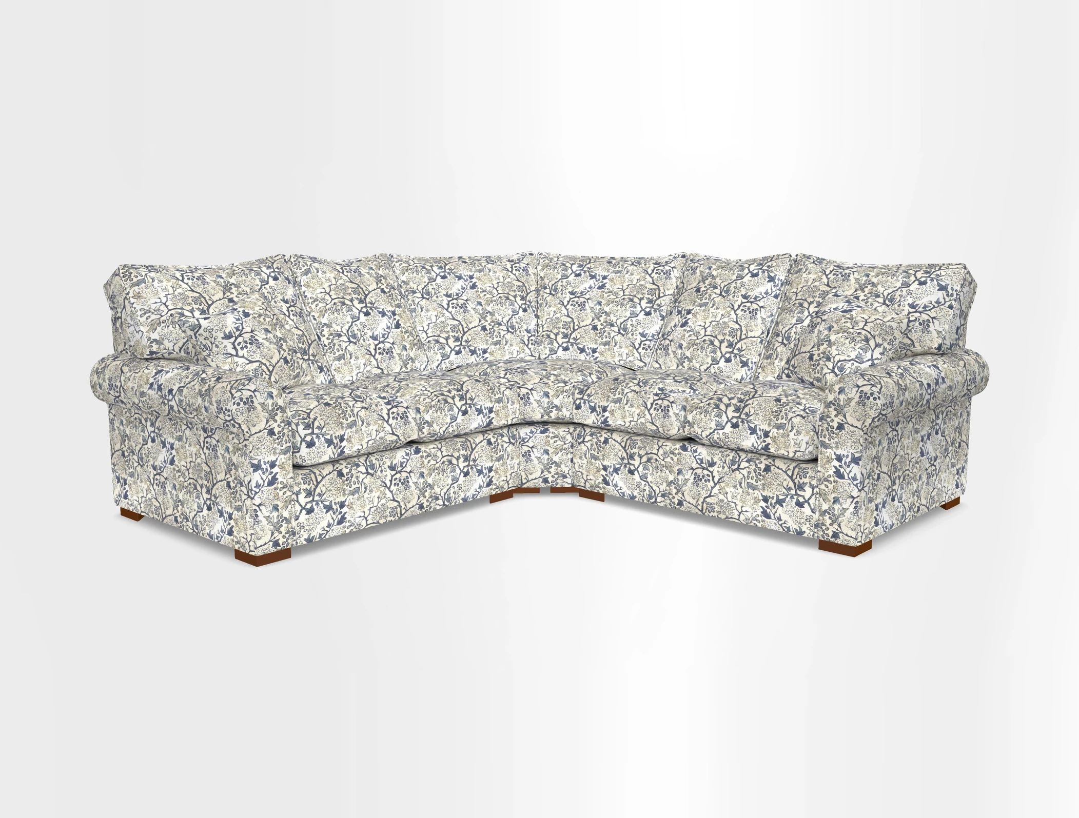 Upperton Corner Sofa RHF & LHF in Two Tone Plain Biscuit  - Loose cover option available