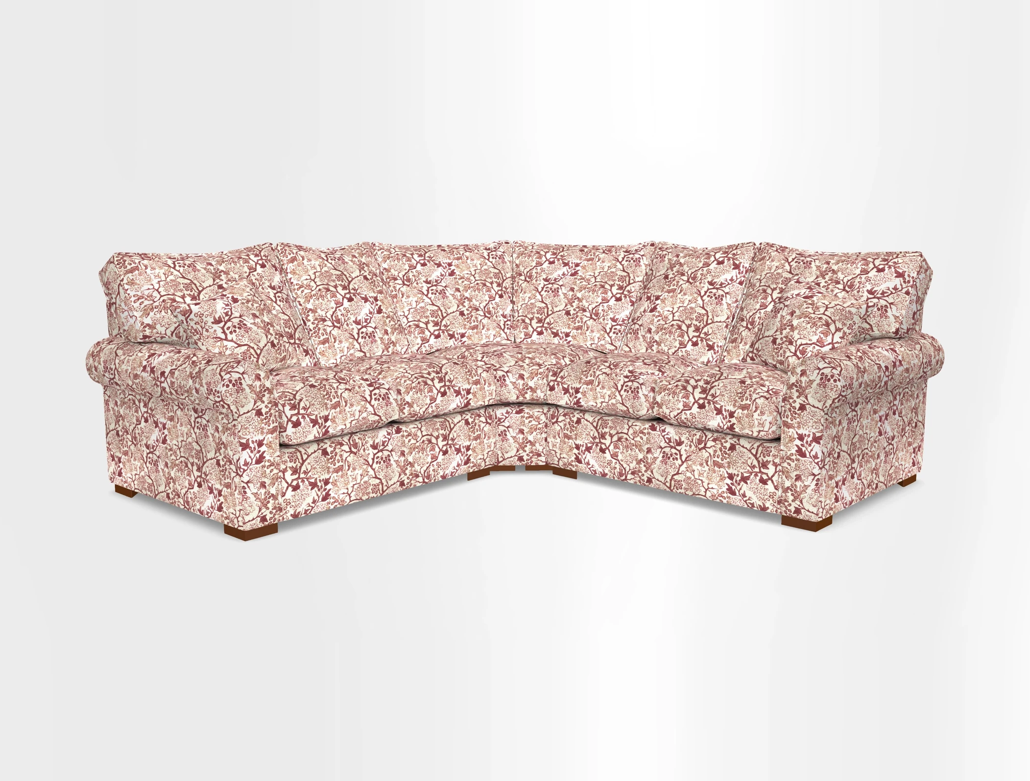 Upperton Corner Sofa RHF & LHF in Two Tone Plain Biscuit  - Loose cover option available