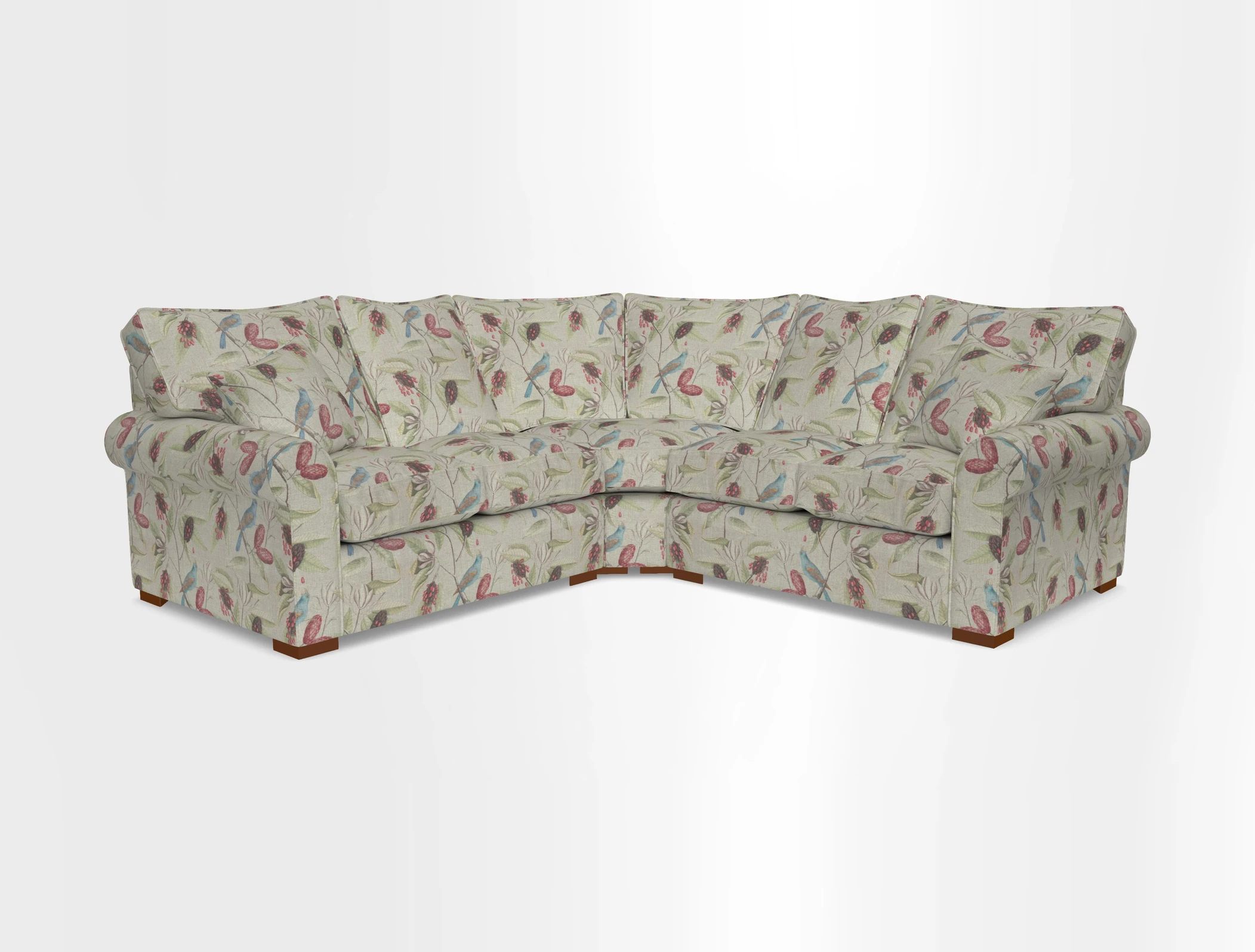 Upperton Corner Sofa RHF & LHF in Two Tone Plain Biscuit  - Loose cover option available
