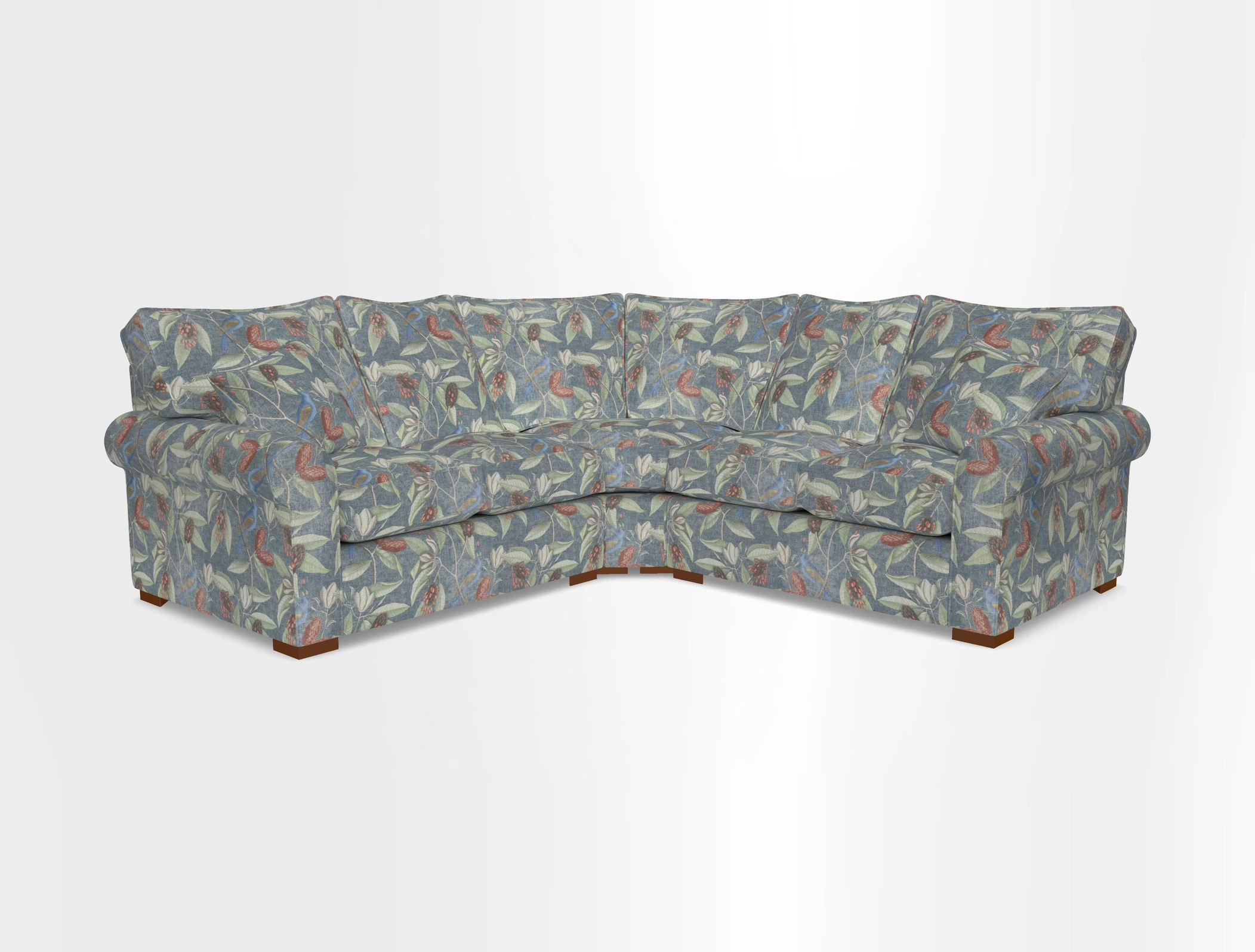 Upperton Corner Sofa RHF & LHF in Two Tone Plain Biscuit  - Loose cover option available