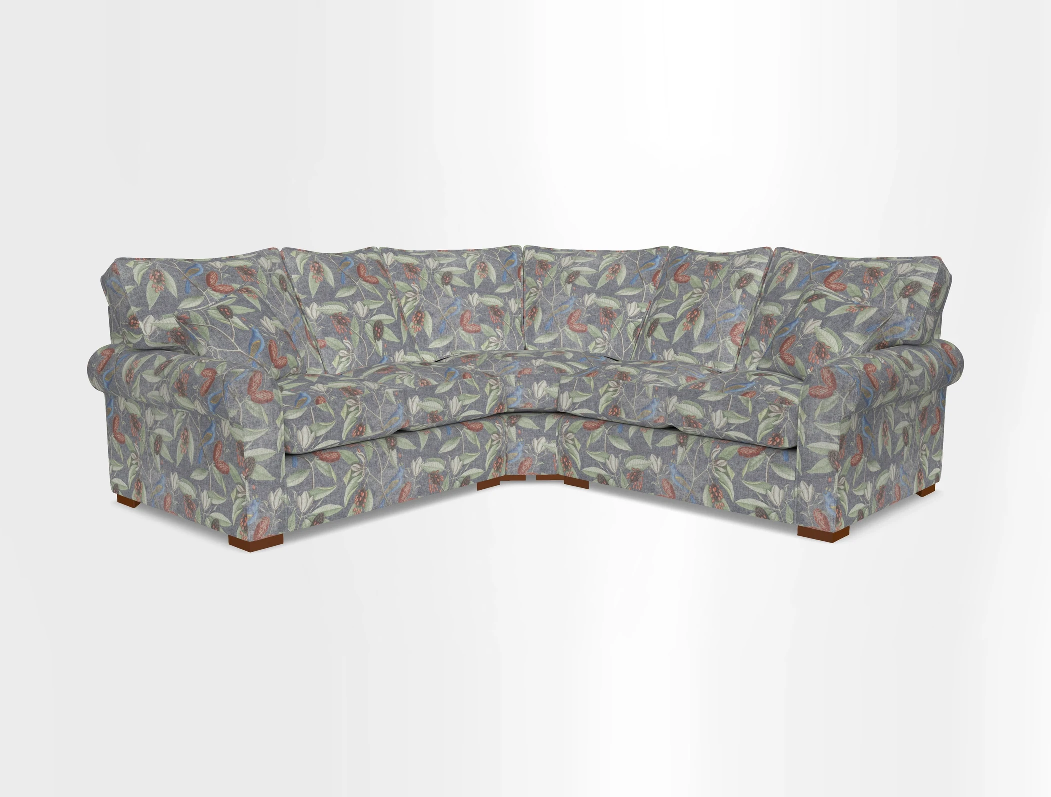 Upperton Corner Sofa RHF & LHF in Two Tone Plain Biscuit  - Loose cover option available