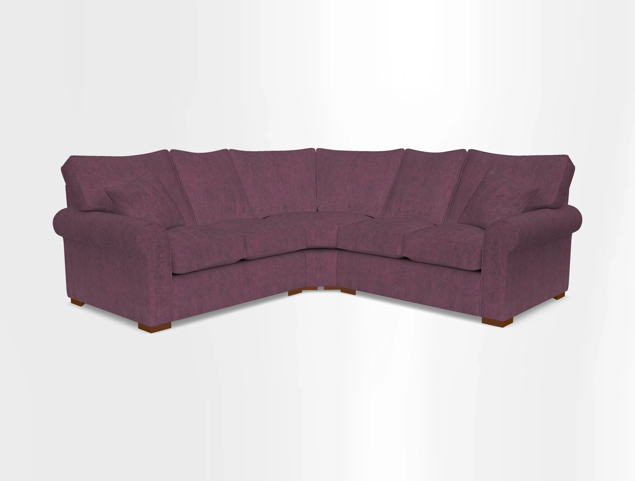 Upperton Corner Sofa RHF & LHF in Two Tone Plain Biscuit  - Loose cover option available