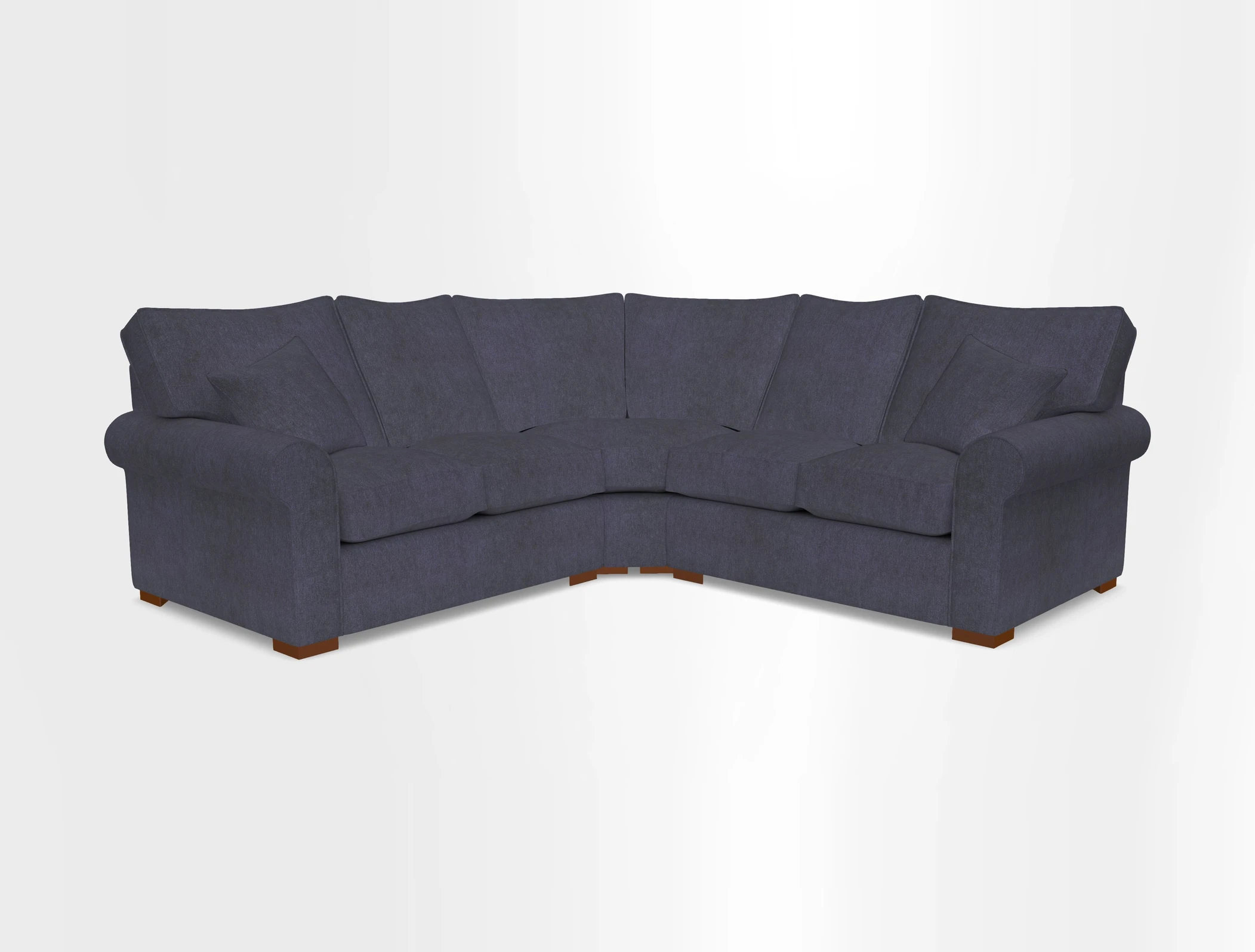 Upperton Corner Sofa RHF & LHF in Two Tone Plain Biscuit  - Loose cover option available