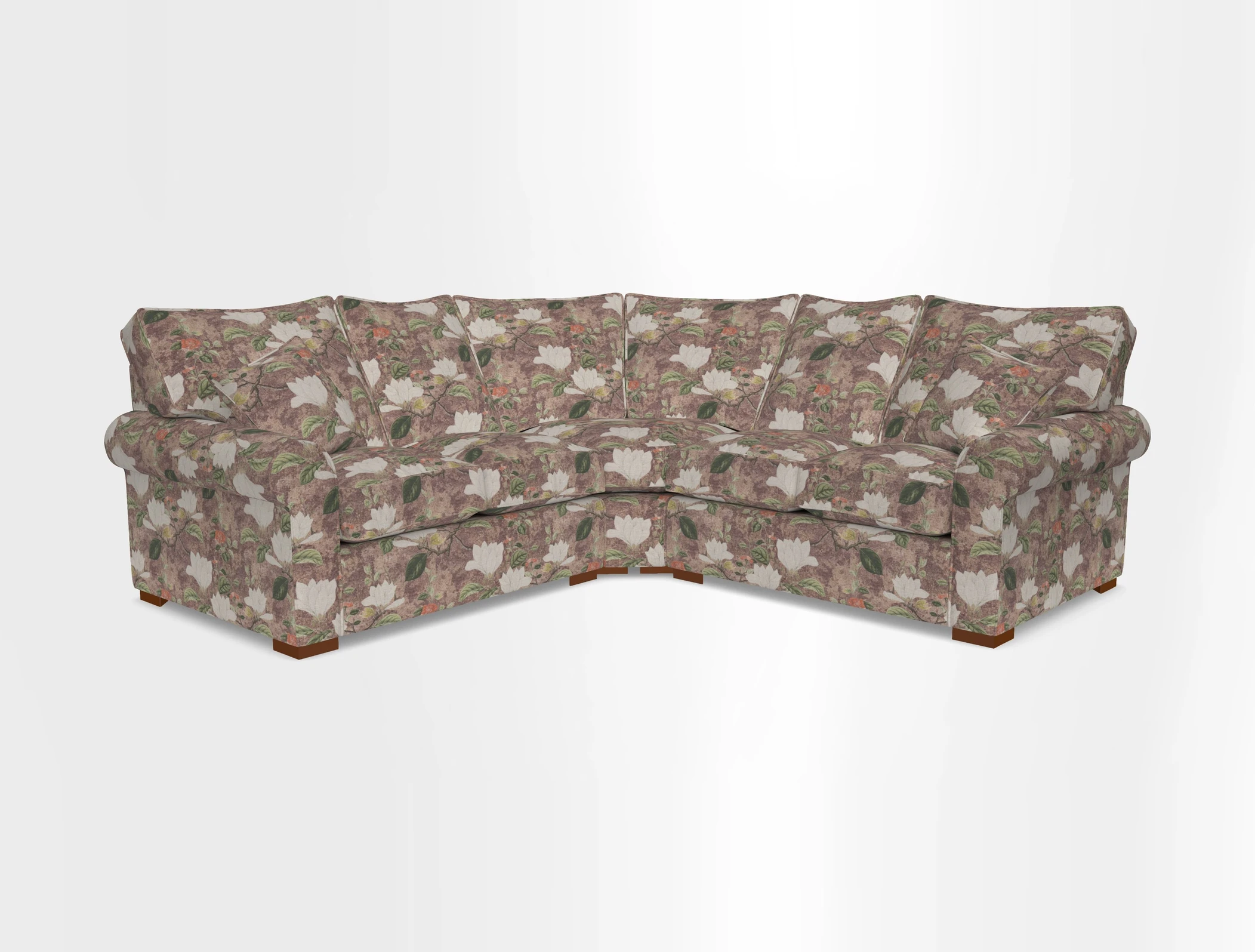 Upperton Corner Sofa RHF & LHF in Two Tone Plain Biscuit  - Loose cover option available